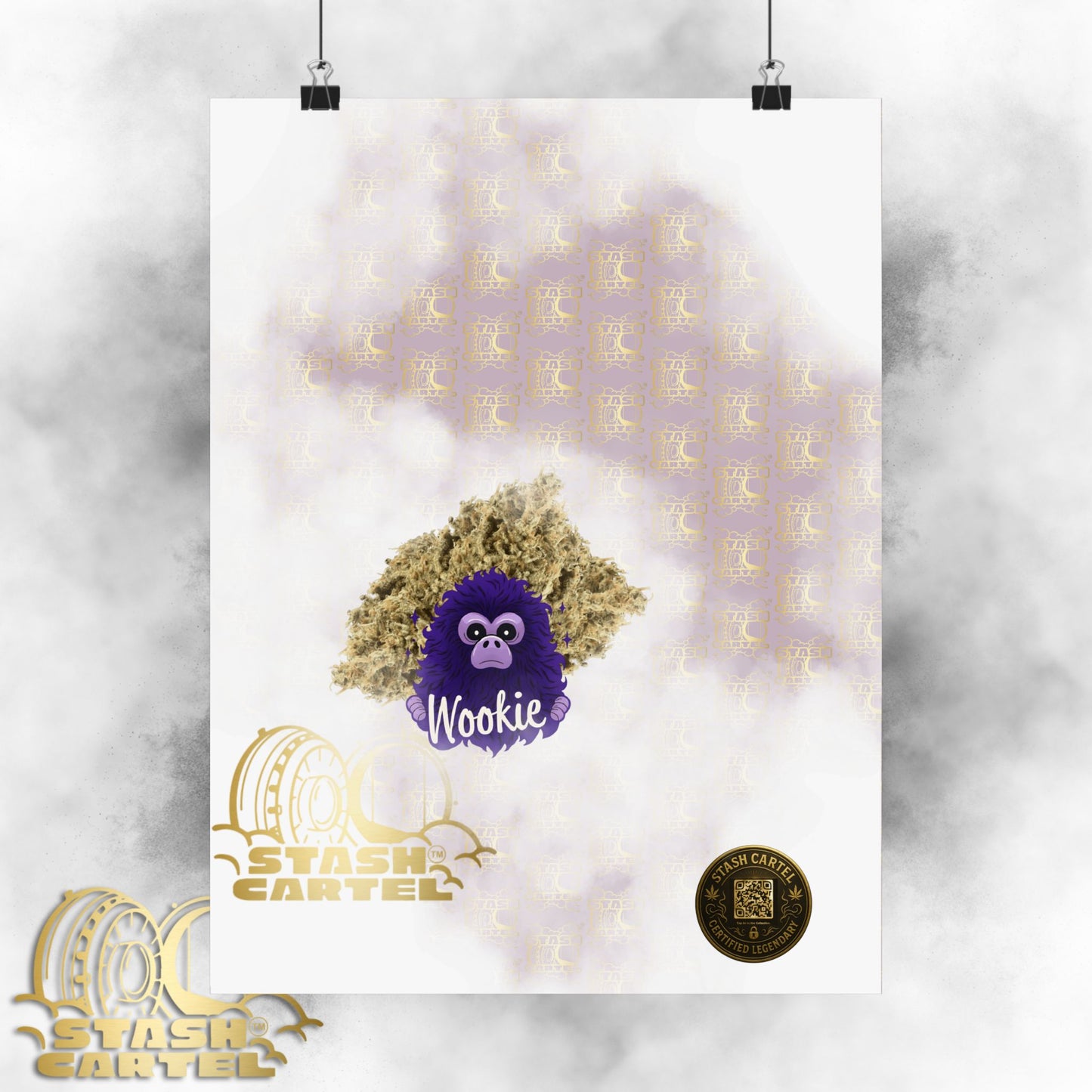 π§ββοΈπ Wookie Poster β Psychedelic Funk Wall Art with Deep Indica Terps