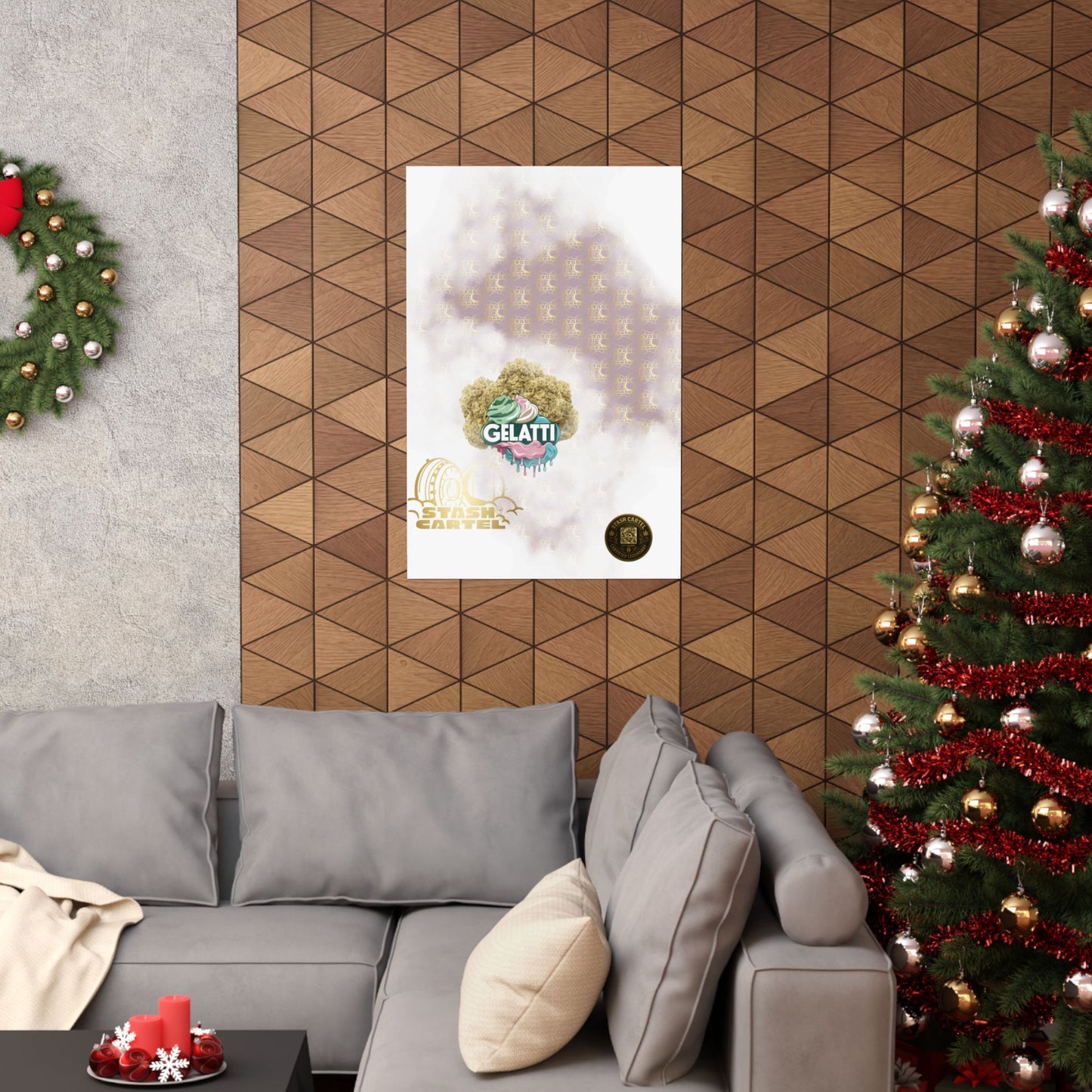 π¦π₯ Gelatti Poster β Bold Hybrid Art with Creamy Gelato & Biscotti Terps