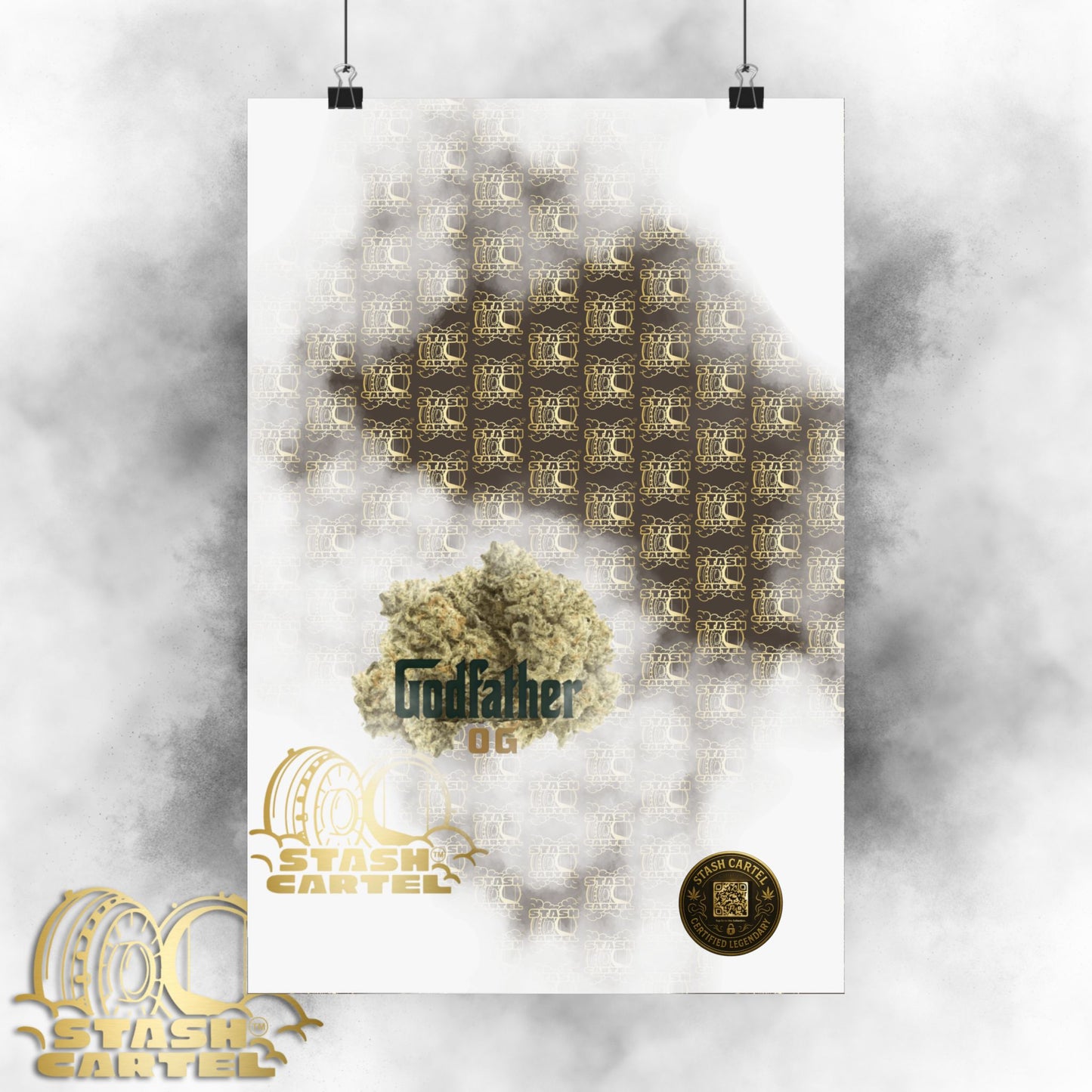 π΄οΈπ¨ "Godfather OG" Indica Poster β The Don of Heavy OGs