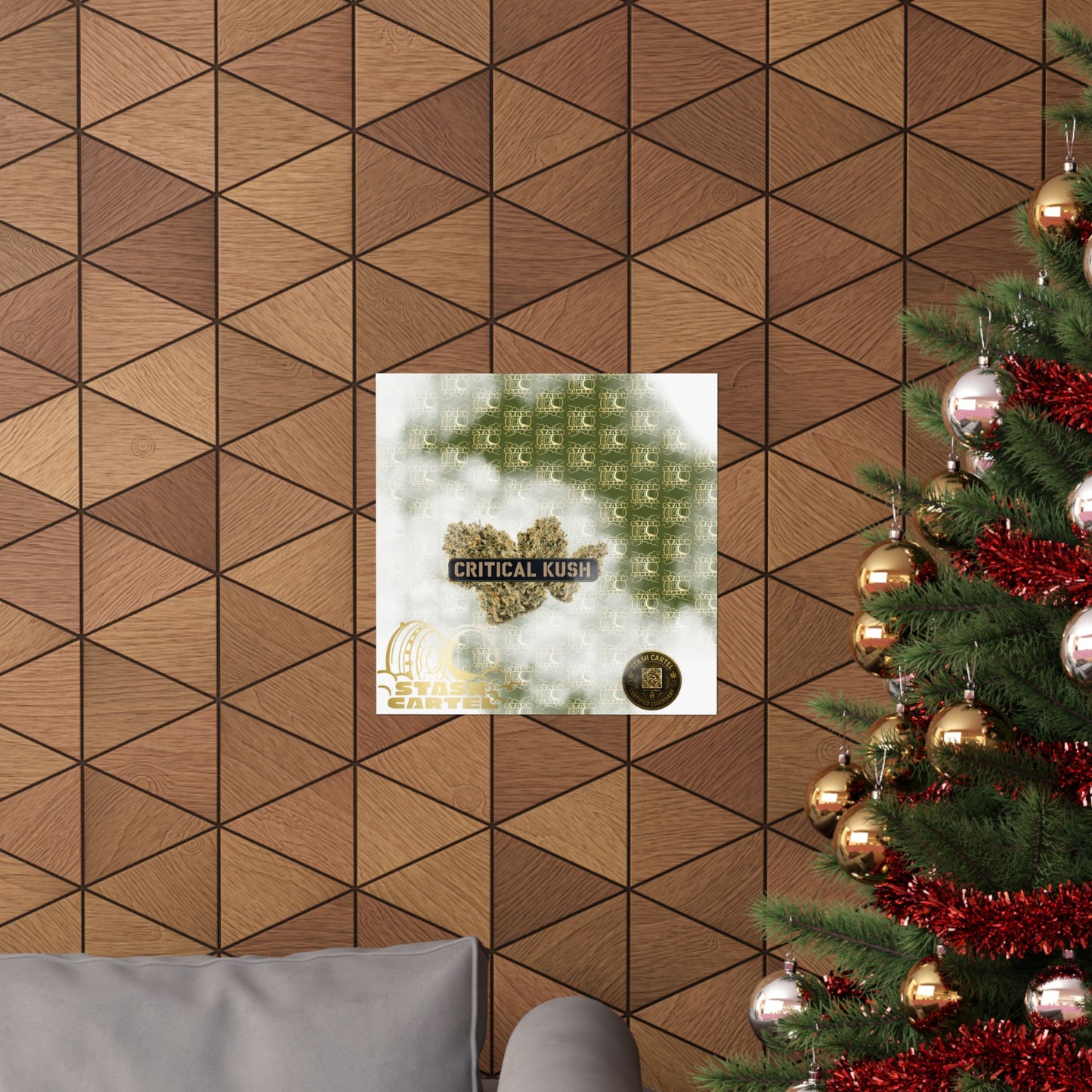 π£π² Critical Kush Poster β Classic Indica Wall Art with Spicy Earth & Knockout Calm
