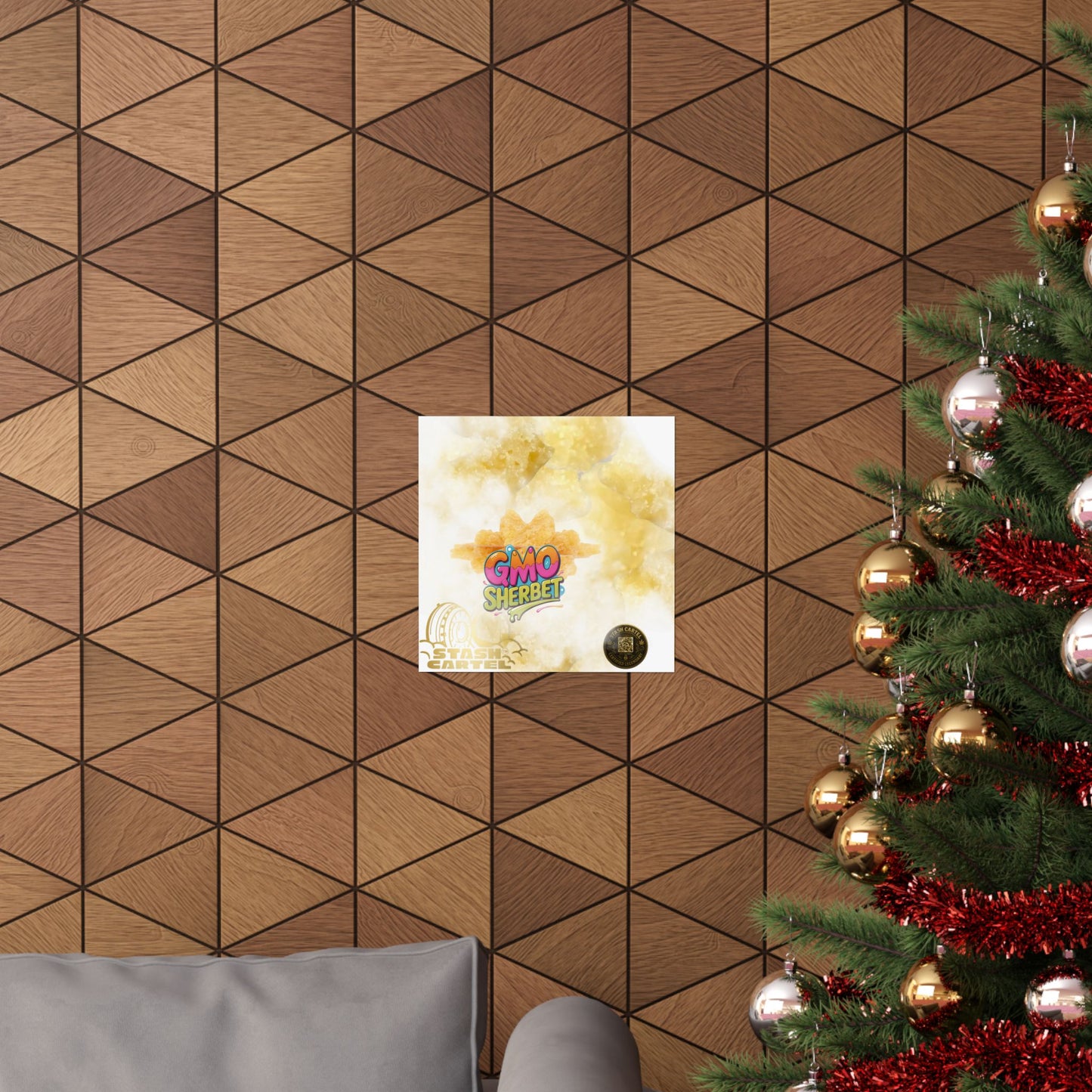 π§ "GMO Sherbet Crumble Sugar Wax" Terp Profile Art Poster