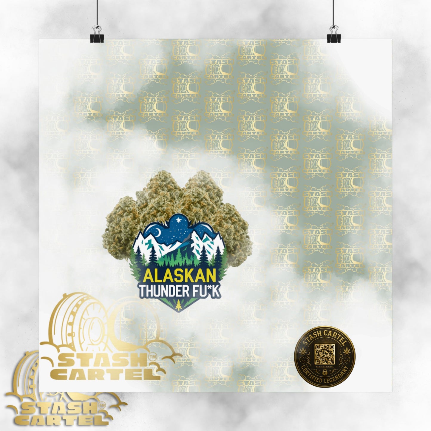 βοΈπ¨ Alaskan Thunder Fuck Poster β Cold Sativa Energy for Wild Minds
