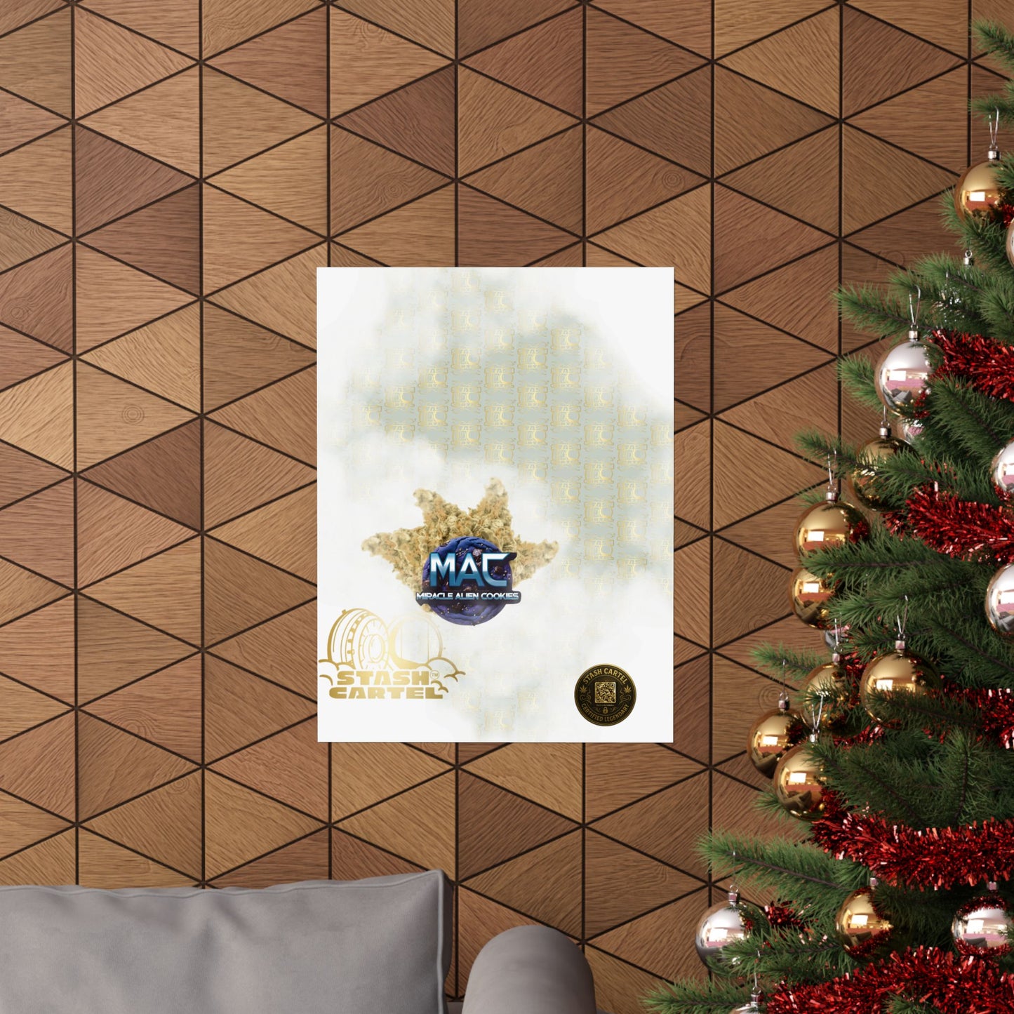 π½πͺ MAC (Miracle Alien Cookies) Poster β Cosmic Hybrid Wall Art with Designer Flavor