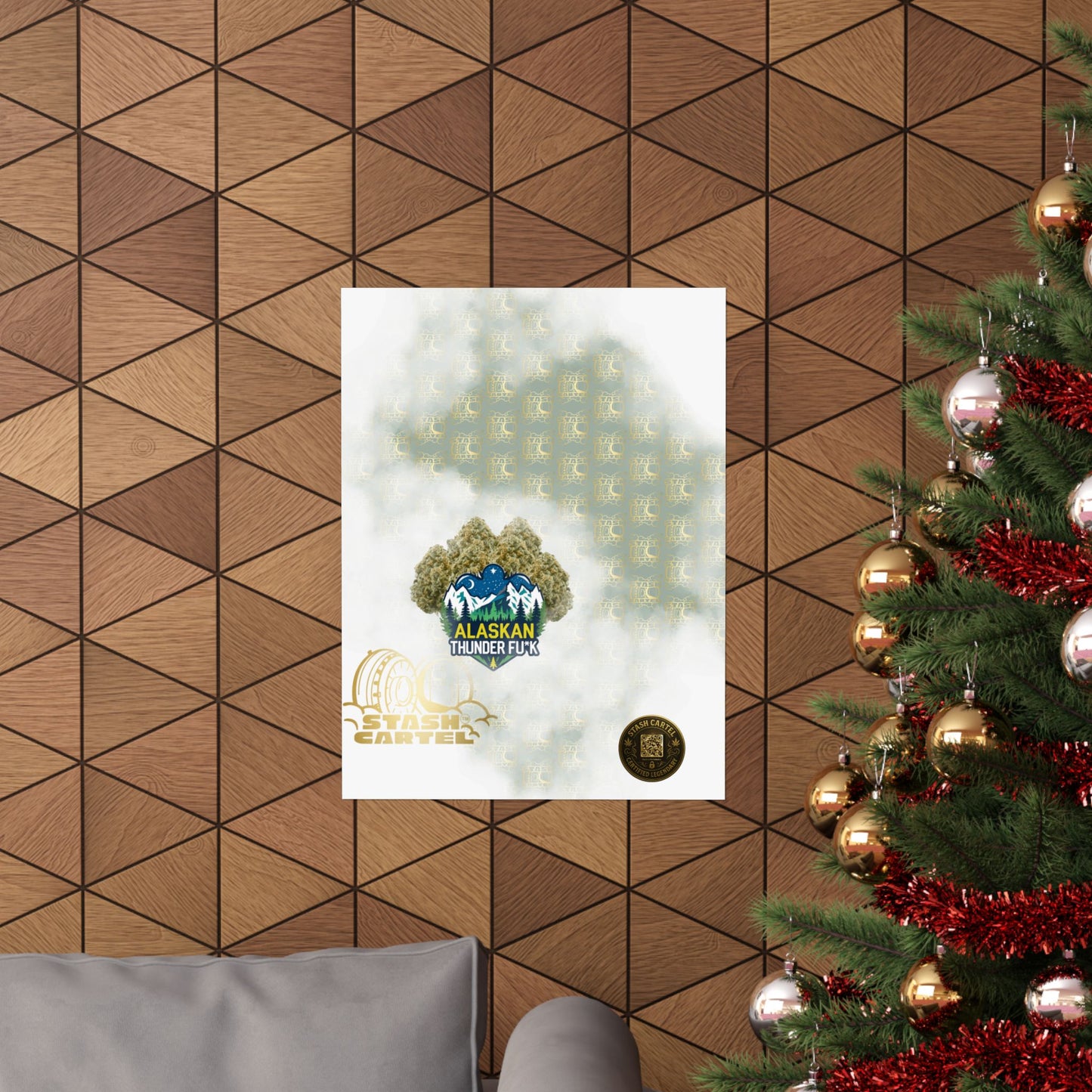 βοΈπ¨ Alaskan Thunder Fuck Poster β Cold Sativa Energy for Wild Minds