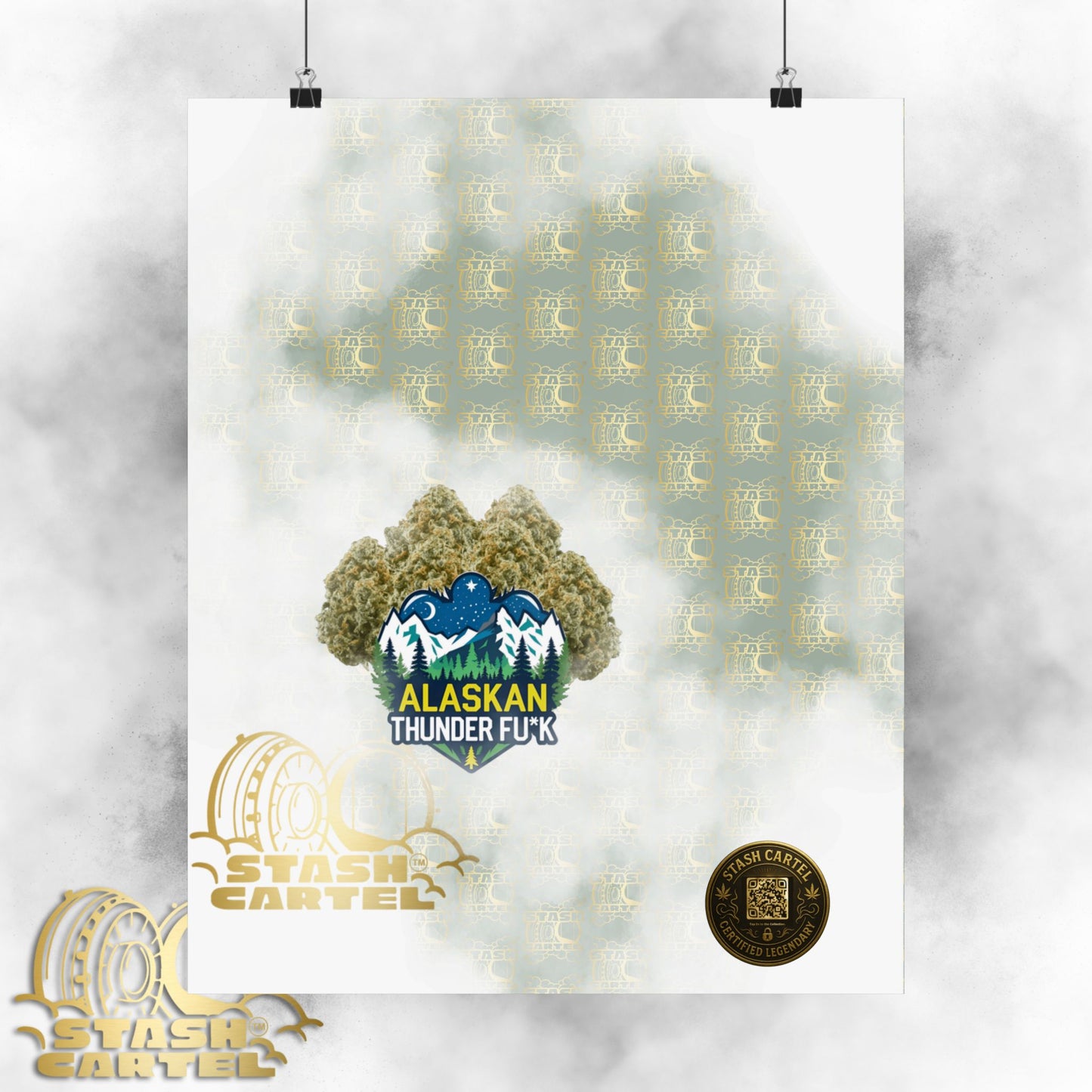 βοΈπ¨ Alaskan Thunder Fuck Poster β Cold Sativa Energy for Wild Minds