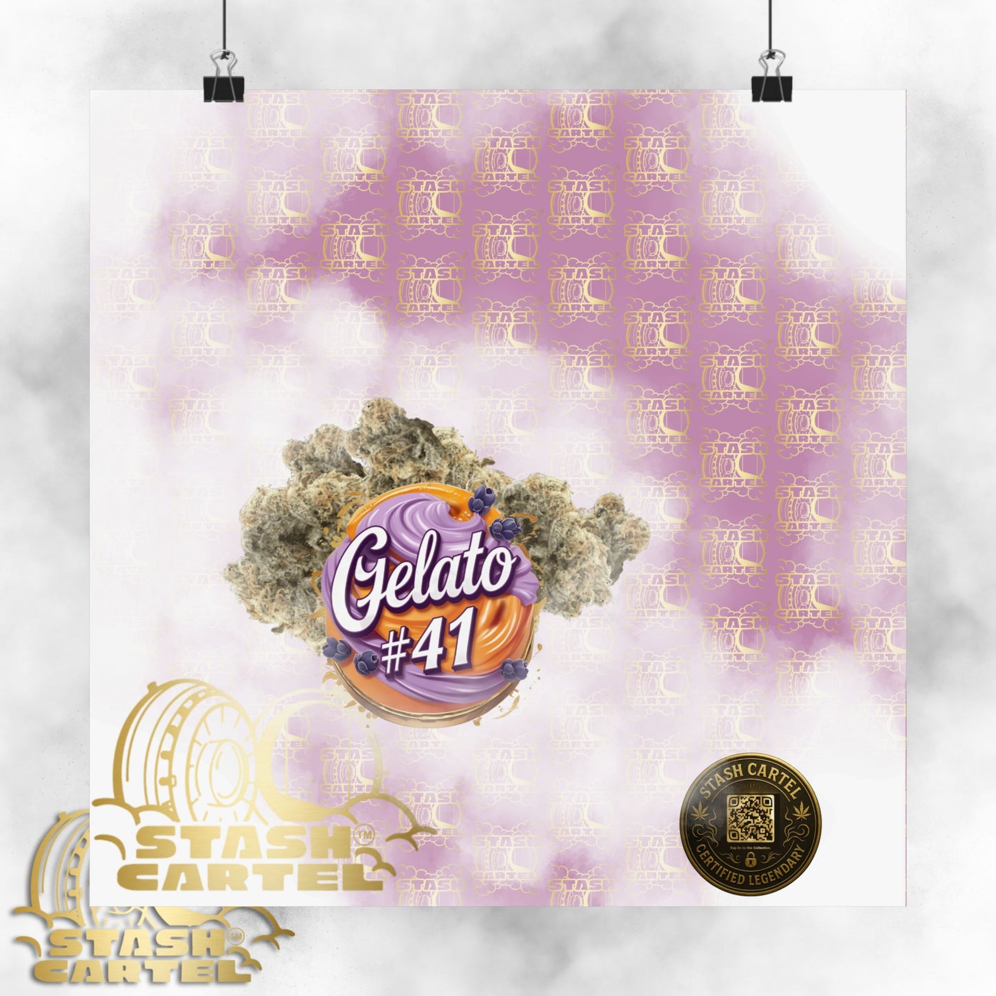 π¨π Gelato #41 Poster β Premium Hybrid Wall Art with Dessert Gas