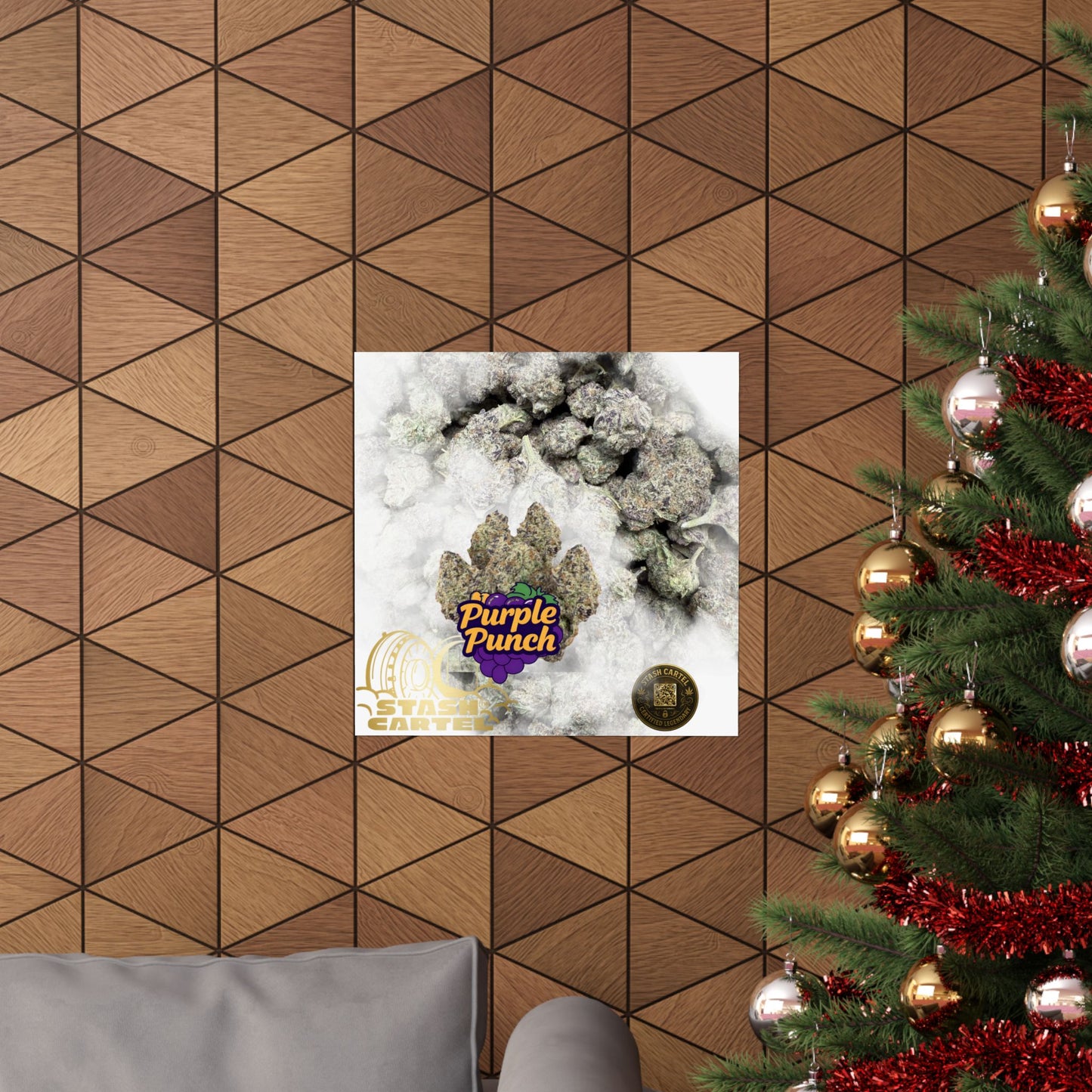 🥊 "Purple Punch" Heavy Indica Flavor Bomb Poster