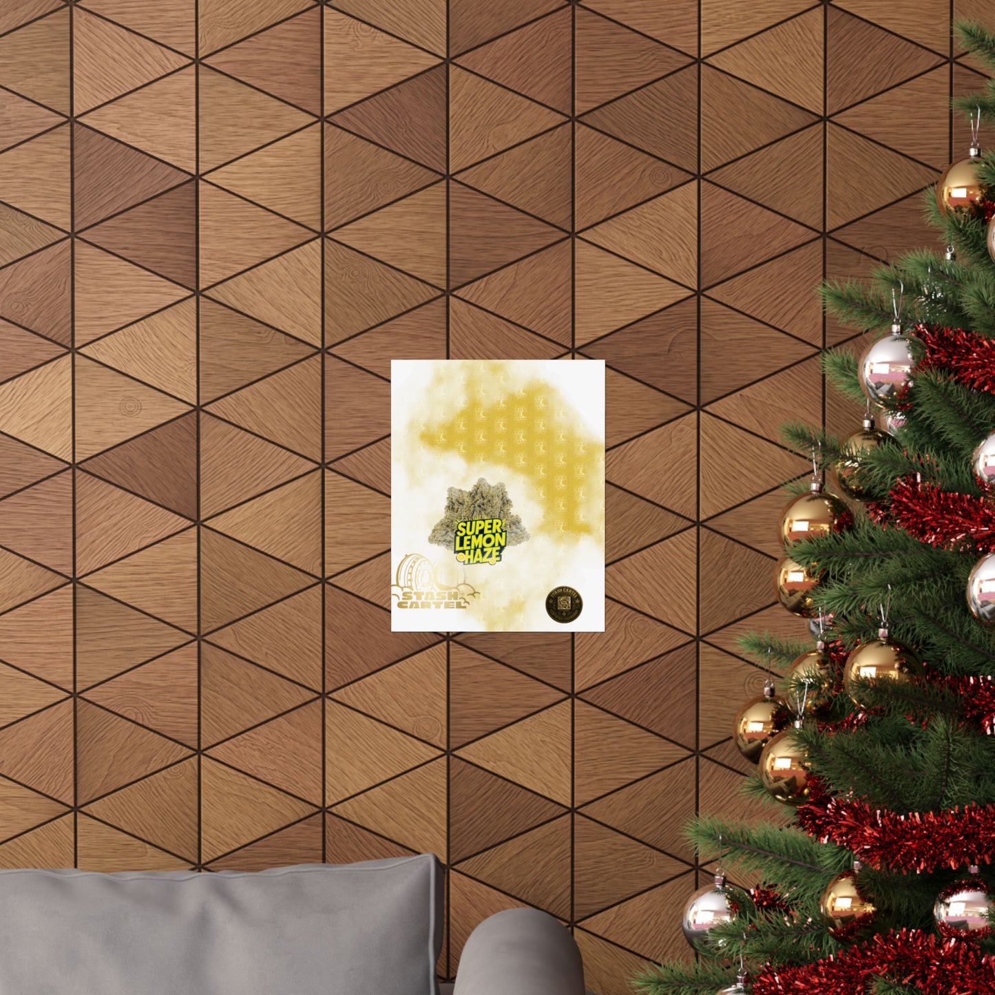 🍋 "Super Lemon Haze" Electric Citrus Sativa Poster