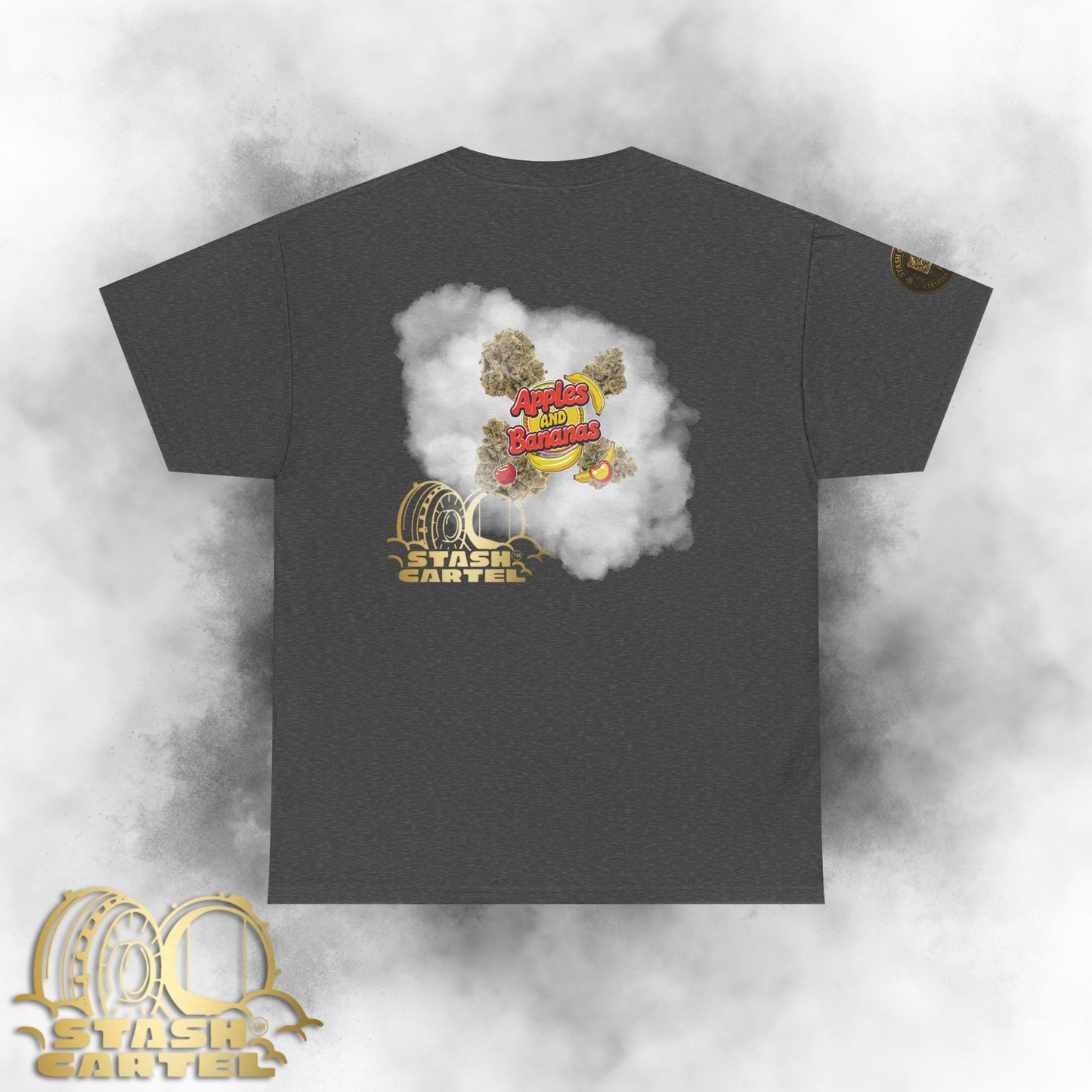 Apples And Bananas Tee – Fruity Funk Hybrid Unisex Cotton Tee