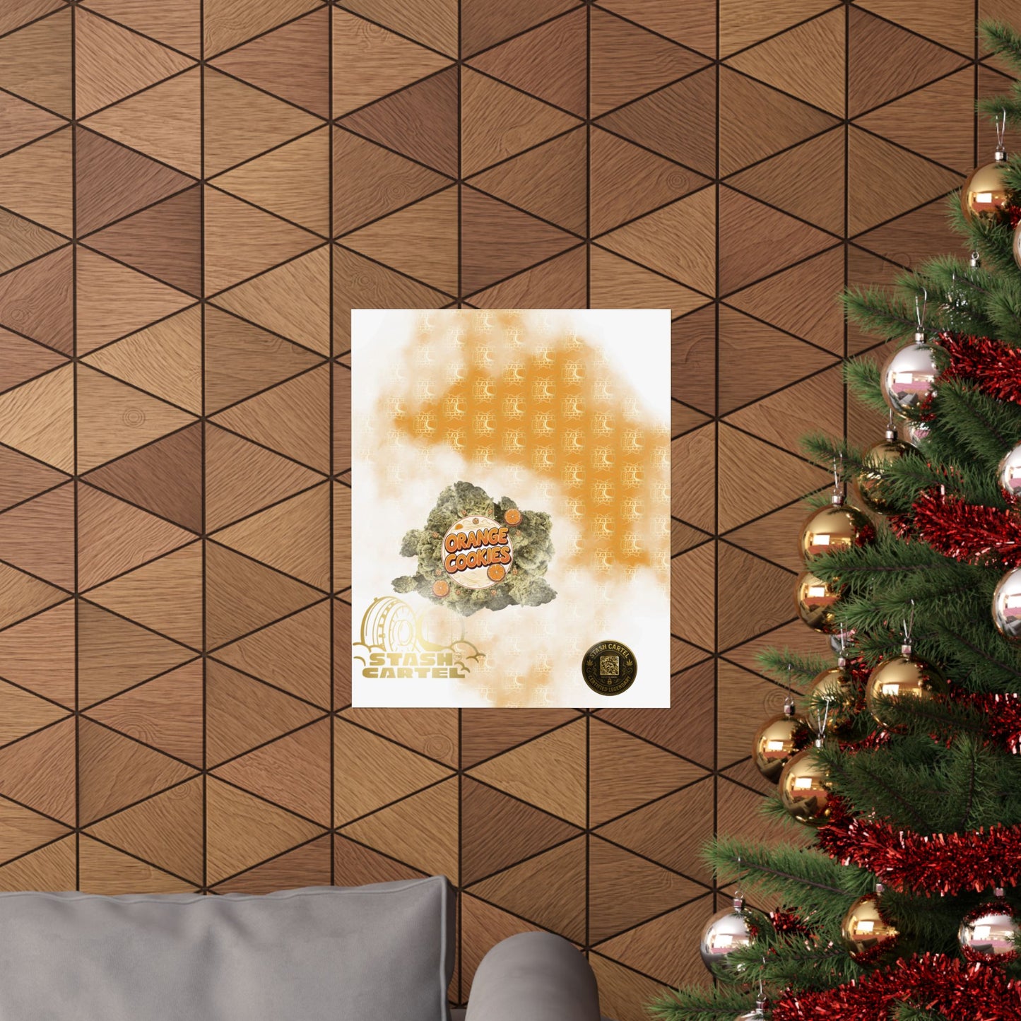 🍊🍪 Orange Cookies Poster – Zesty Cookie Gas Hybrid Poster with Citrus Burst