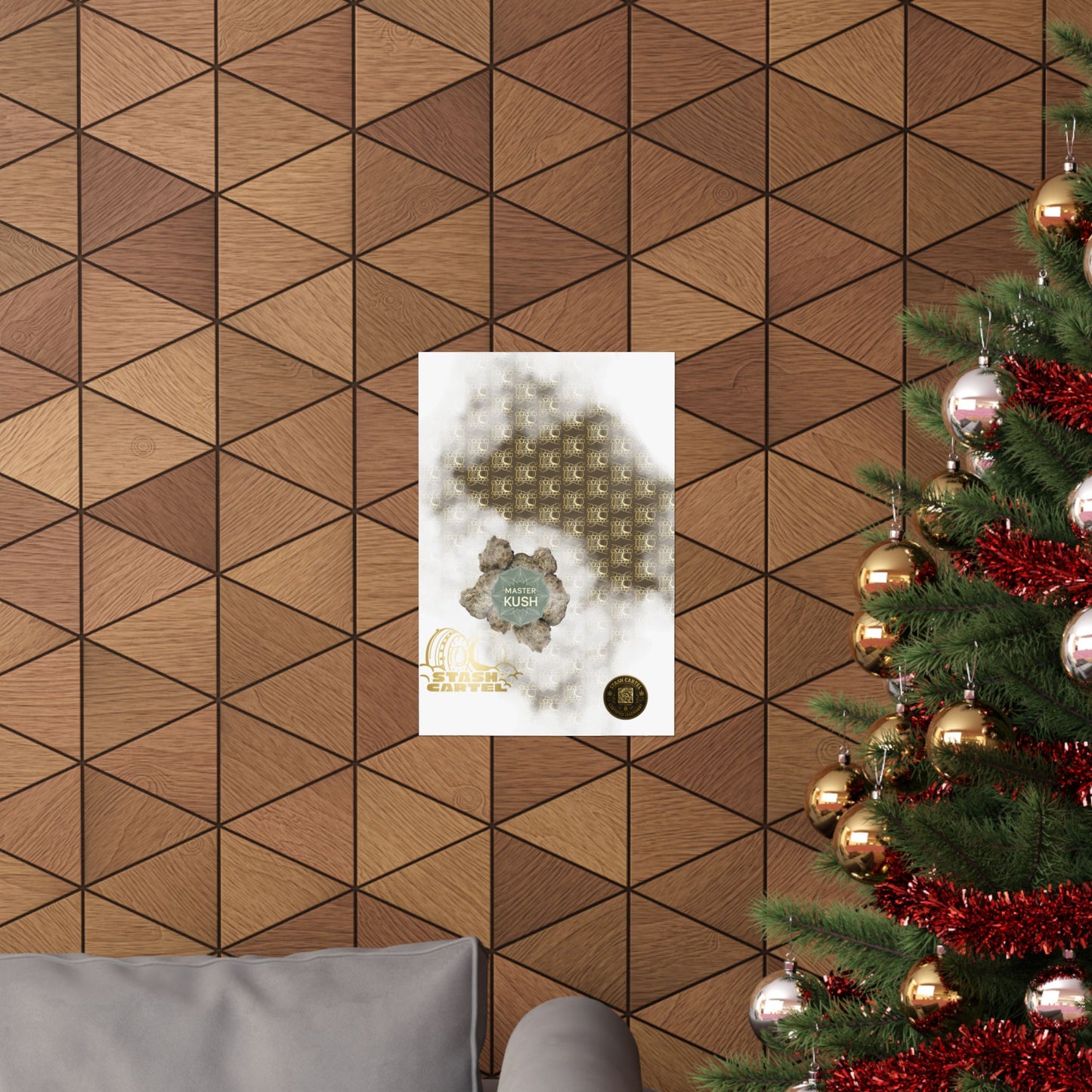 🧘‍♂️ "Master Kush" Classic Amsterdam Indica Poster