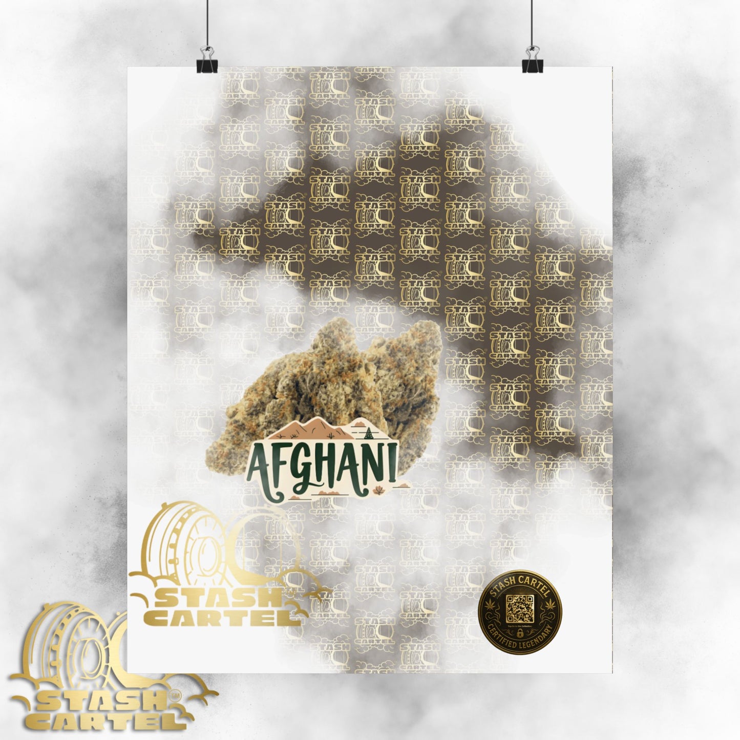 🧿 "Afghani" Landrace Indica Heritage Poster
