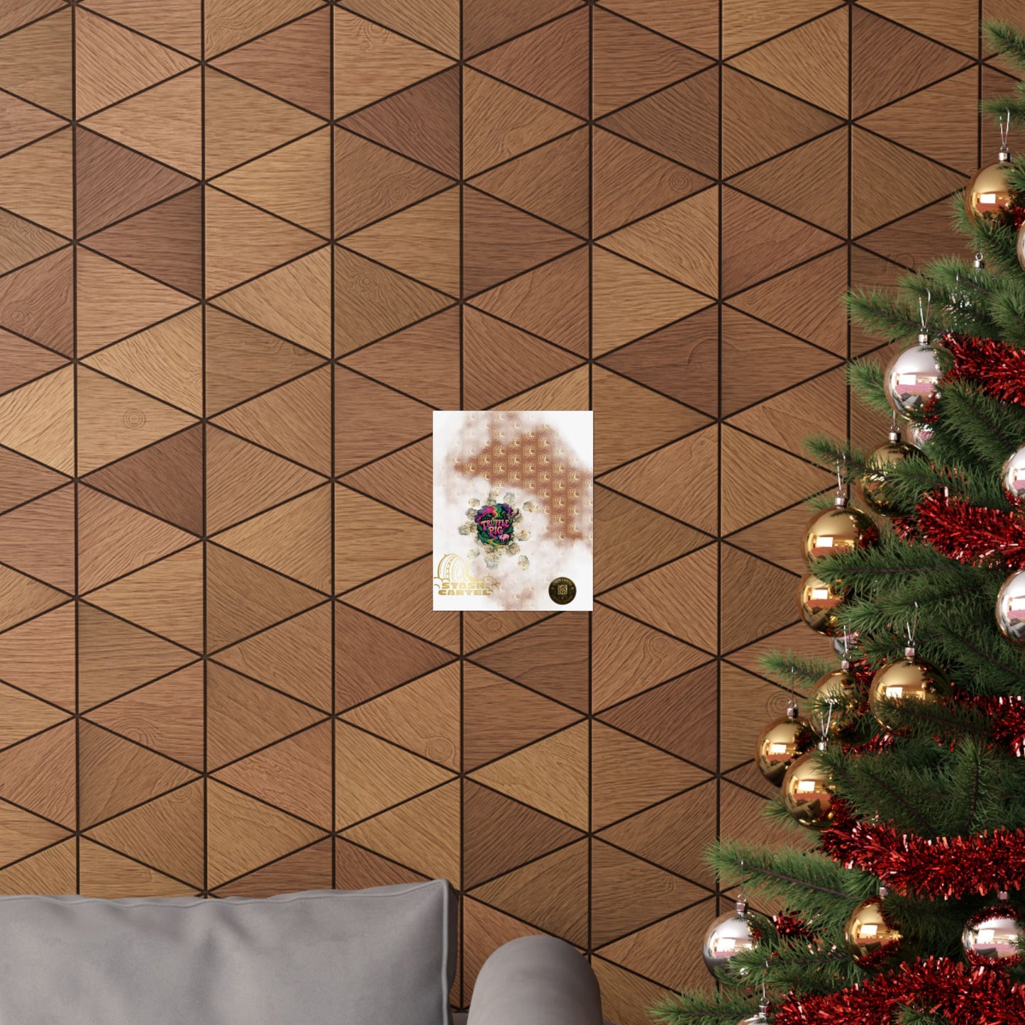 🐷🍫 Truffle Pig Poster – Rare Indica Hybrid with Candy Gas & Earthy Depth