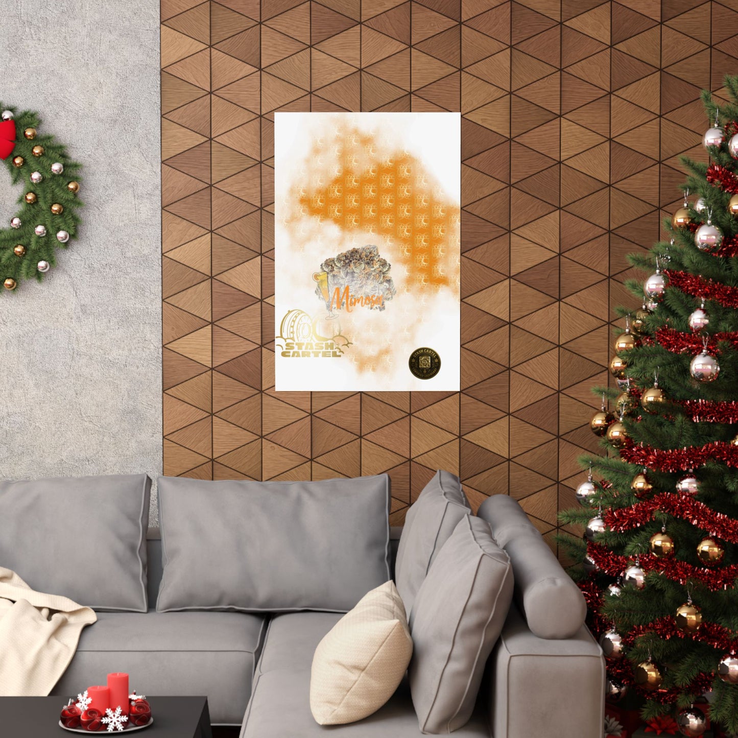 🍾 "Mimosa" Citrus Sunrise Hybrid Poster Art