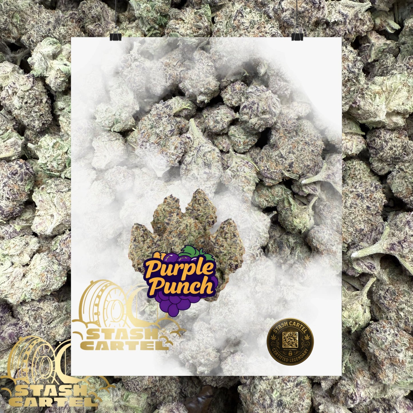 🥊 "Purple Punch" Heavy Indica Flavor Bomb Poster