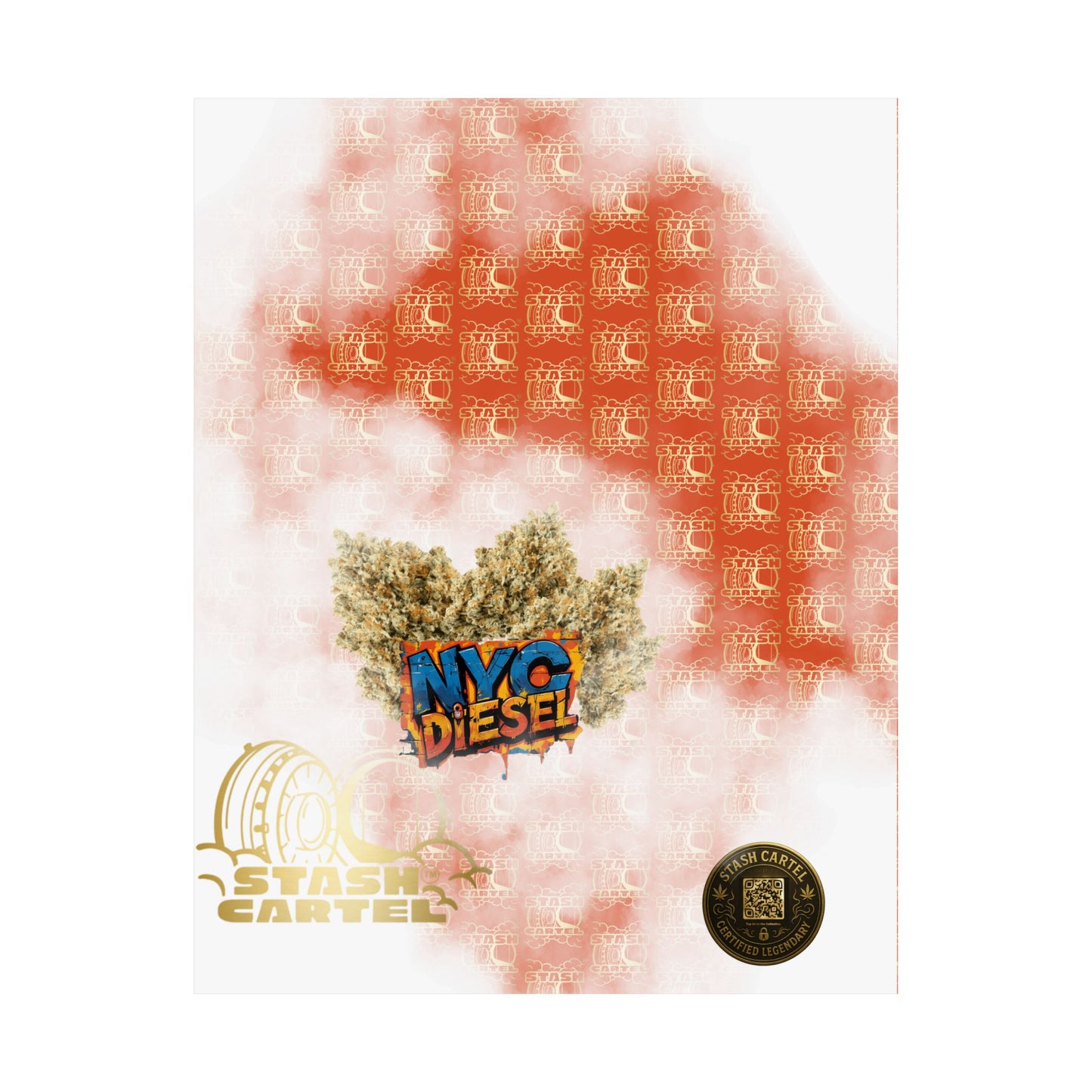 🗽⛽ NYC Diesel Poster – Iconic Sativa-Dominant Hybrid with Grapefruit Citrus & East Coast Funk