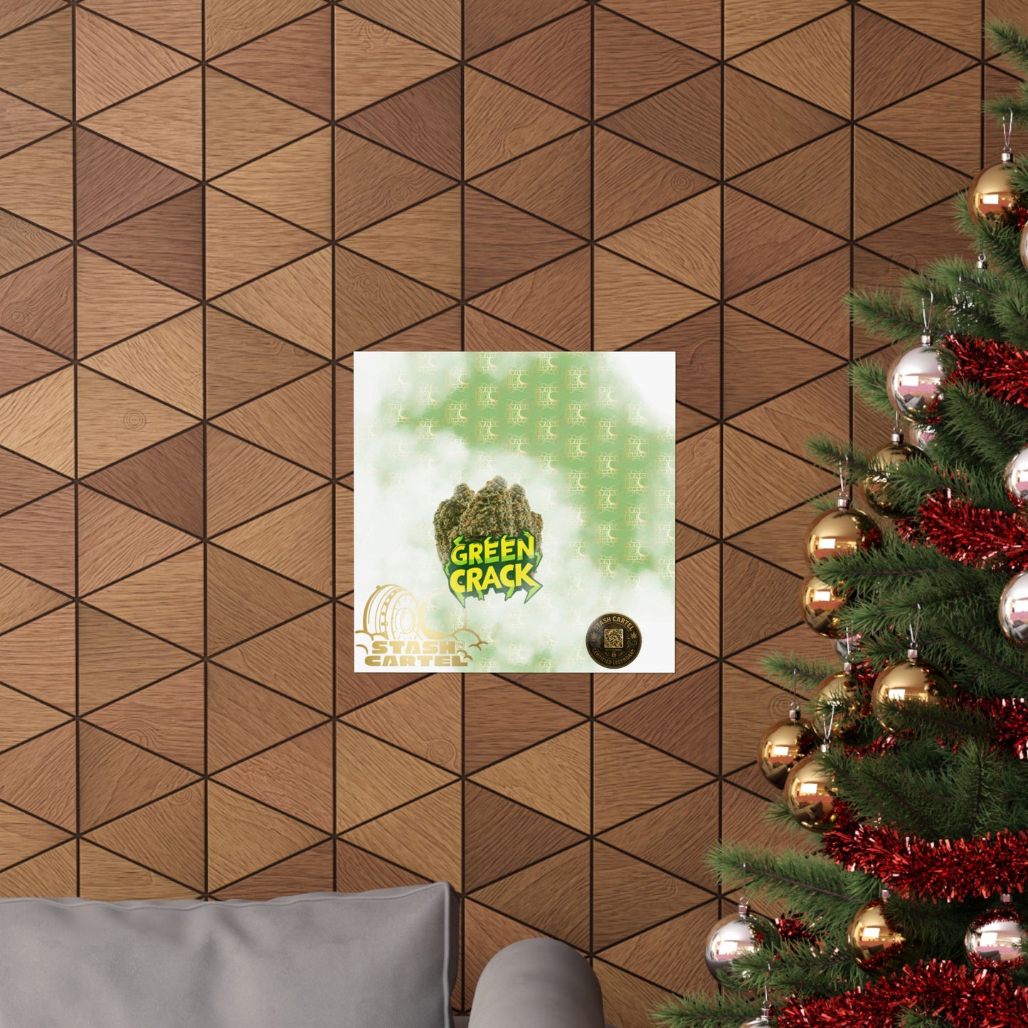 ⚡ "Green Crack" High-Energy Sativa Poster Print