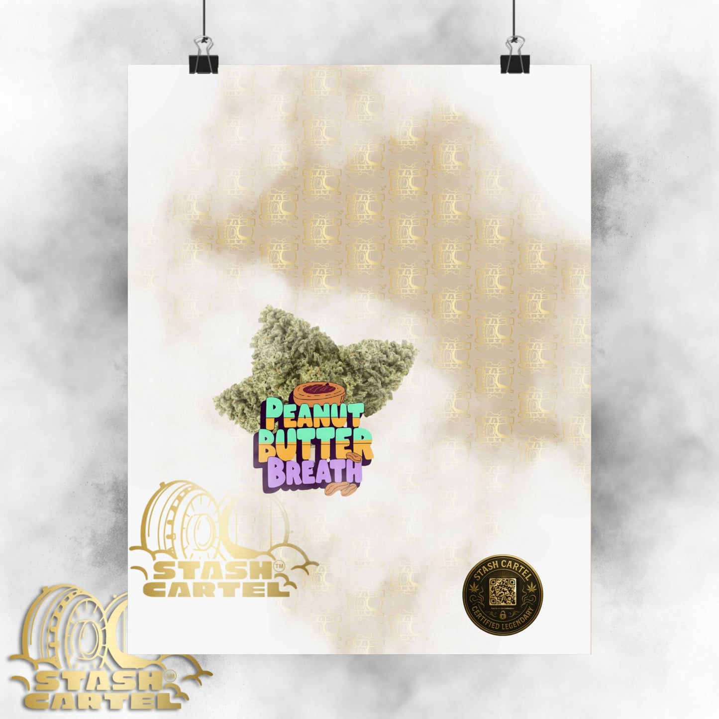 🥜🫁 Peanut Butter Breath Poster – Funky Hybrid Wall Poster for the Flavor Weirdos