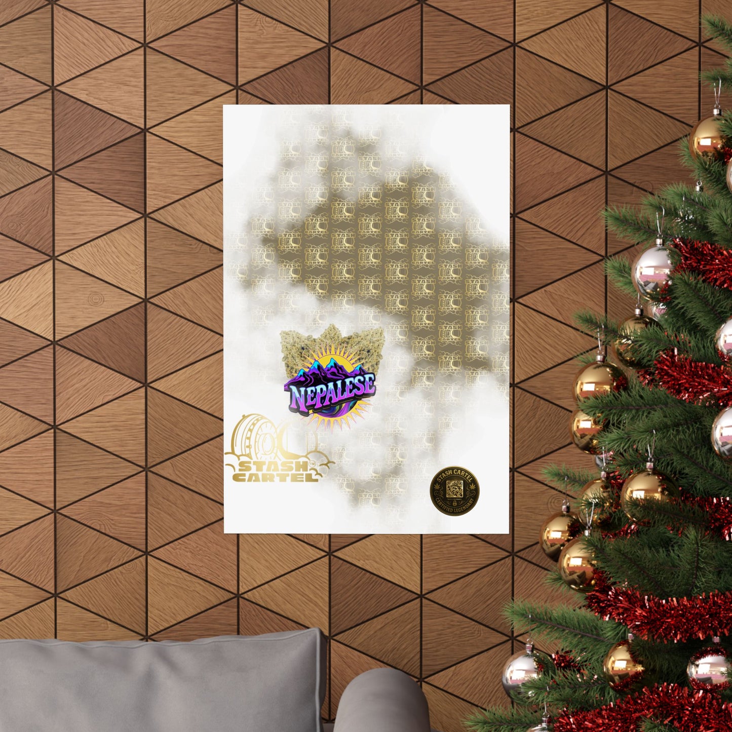 🧘‍♂️🏔️ Nepalese Poster – Sacred Sativa-Leaning Landrace with Earthy Incense & Floral Spice