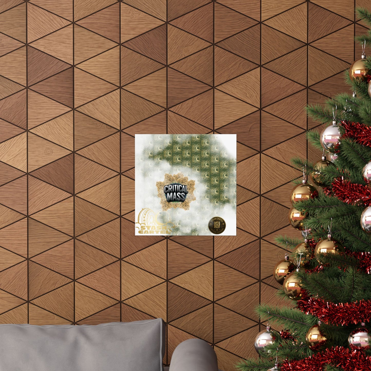 💥 "Critical Mass" Couch-Lock Indica Poster