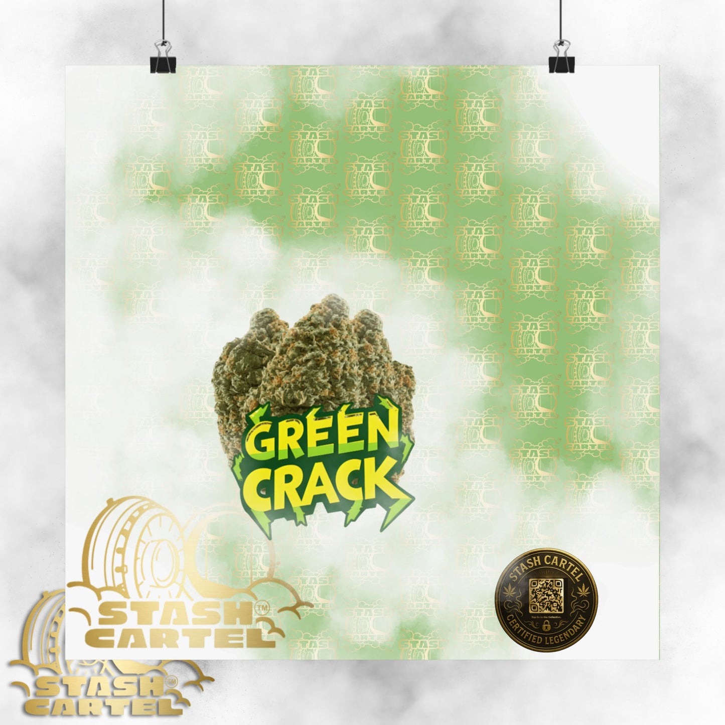⚡ "Green Crack" High-Energy Sativa Poster Print