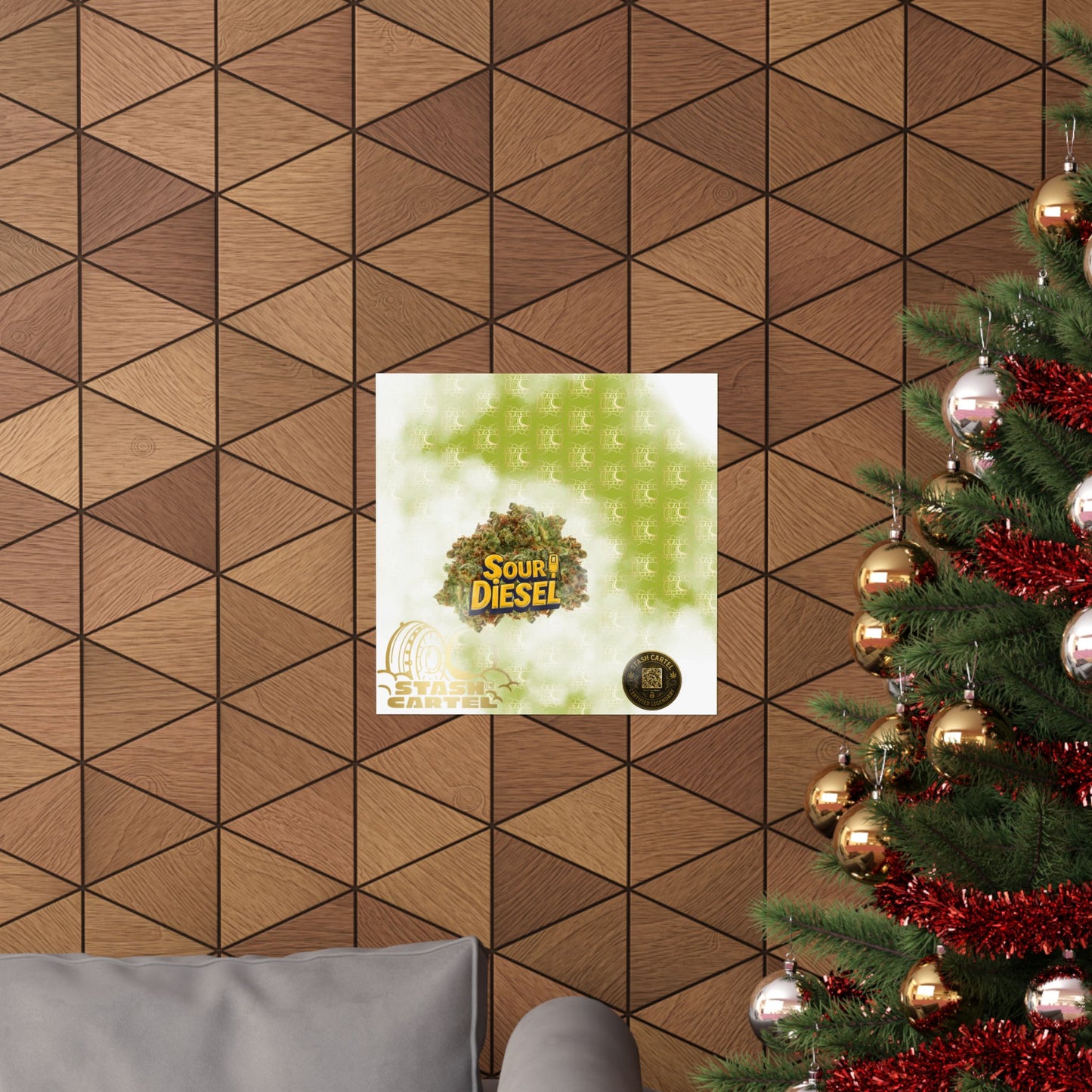 ⚡ "Sour Diesel" Electric Sativa Drip Poster