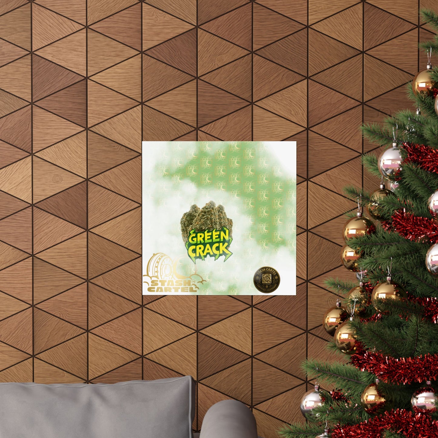 ⚡ "Green Crack" High-Energy Sativa Poster Print