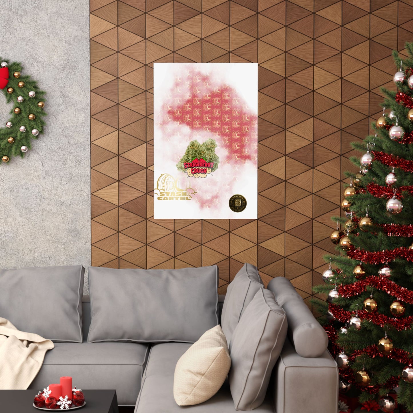 🍓 "Strawberry Cough" Skunky Sativa Poster