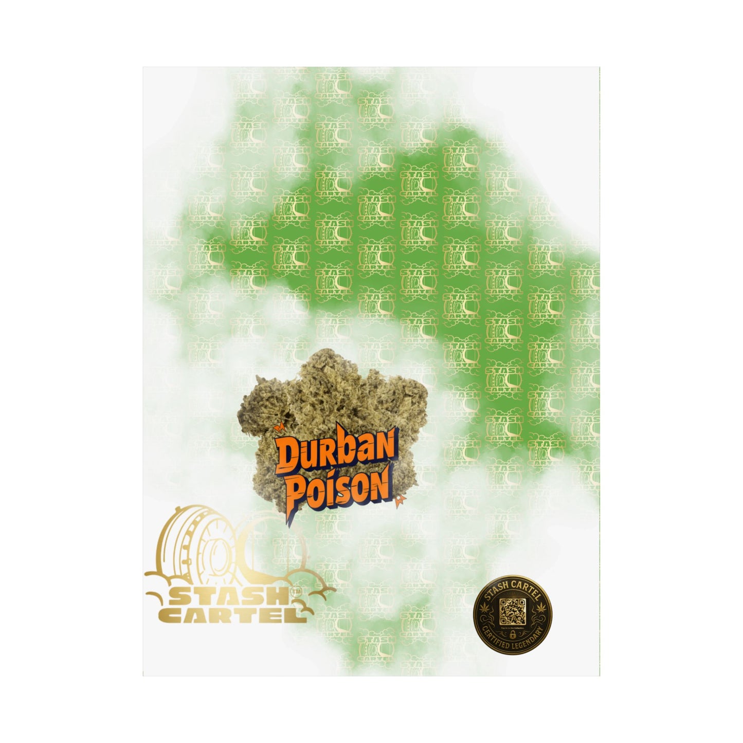 🌍 "Durban Poison" Pure Sativa Landrace Poster