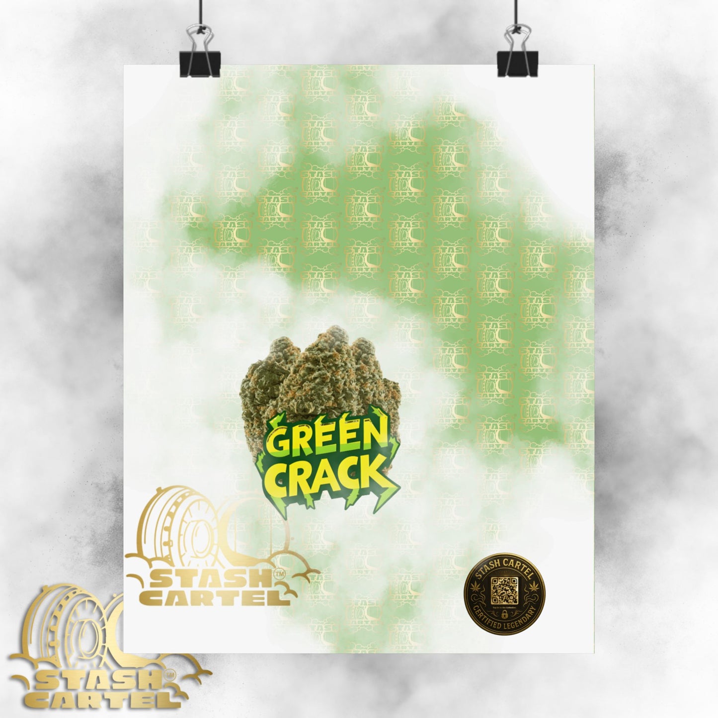 ⚡ "Green Crack" High-Energy Sativa Poster Print