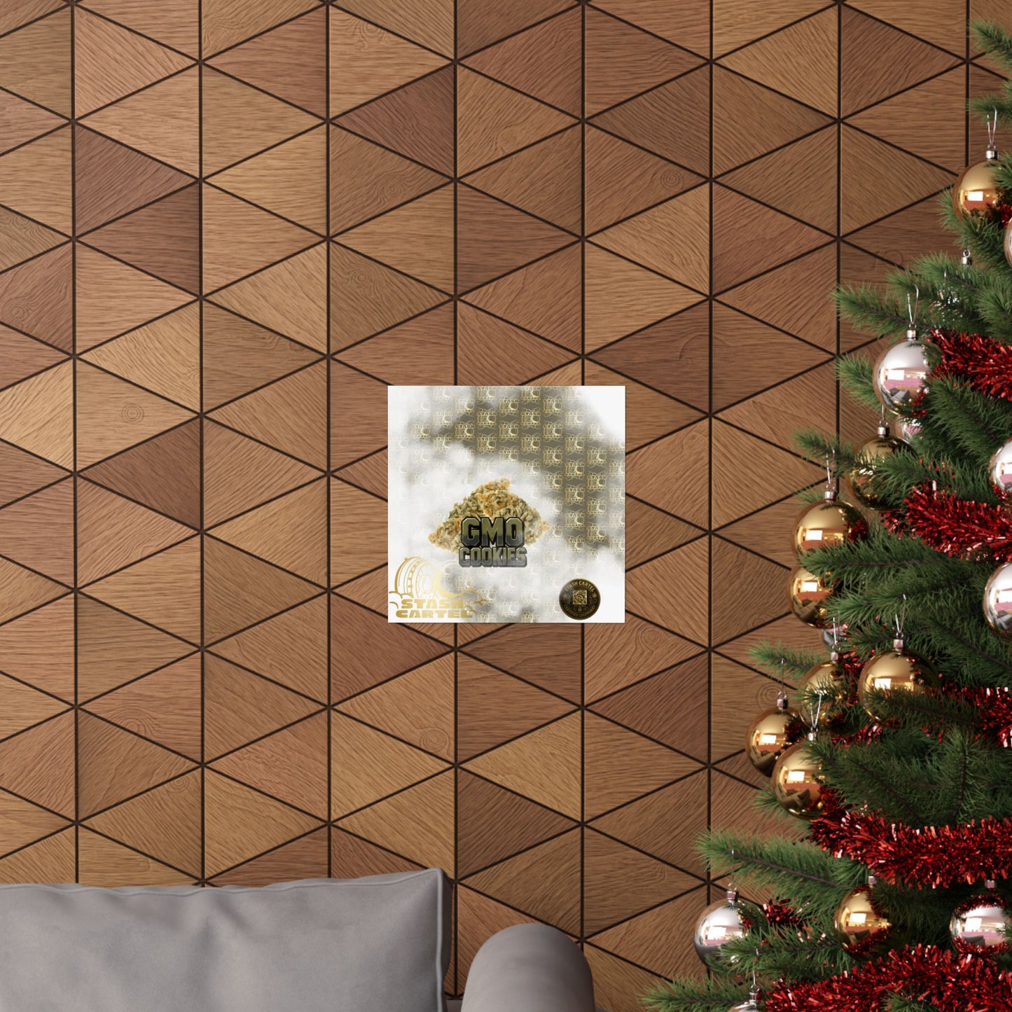 🧄 "GMO Cookies" Heavy-Hitting Indica Gas Poster