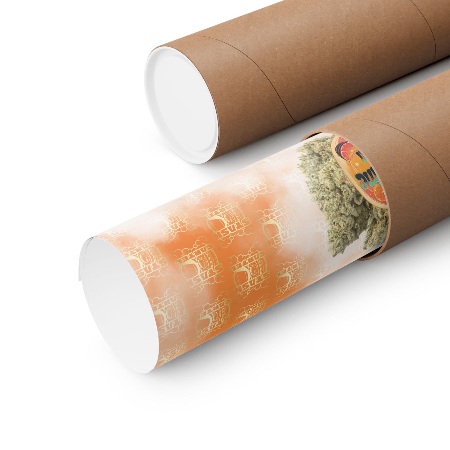 🍊💭 Tangerine Dream Poster – Legendary Sativa Hybrid with Citrus Zest & Euphoric Clarity