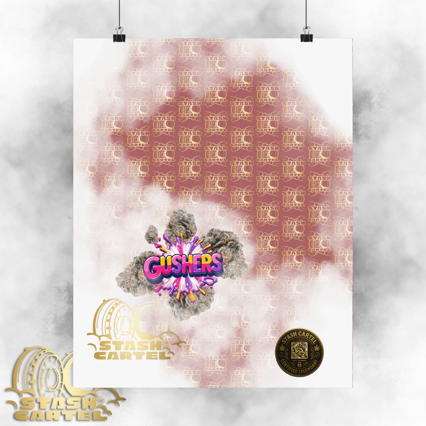 💦🍇 Gushers Poster – Exotic Candy-Indica Hybrid Poster with Creamy Fruit Punch