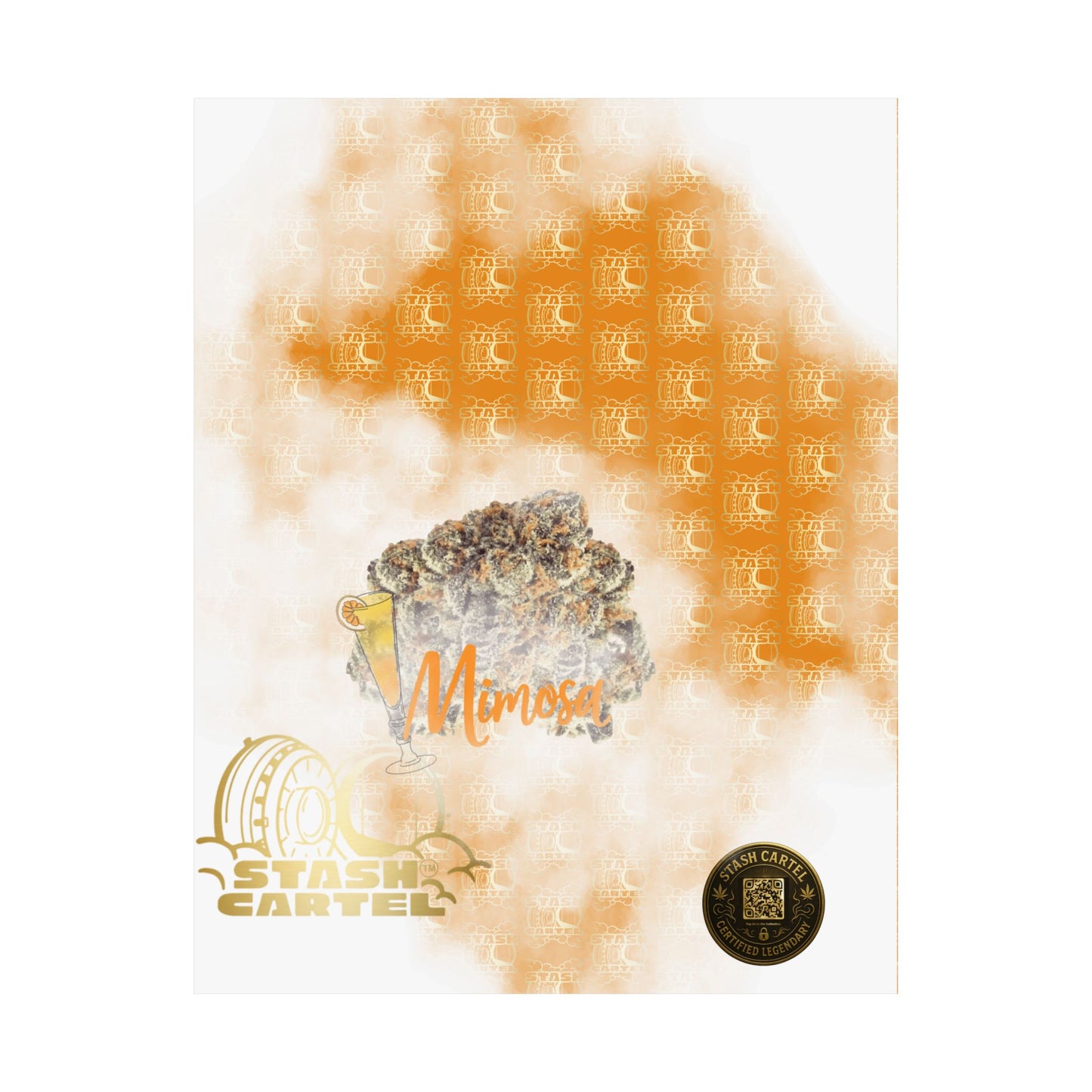 🍾 "Mimosa" Citrus Sunrise Hybrid Poster Art