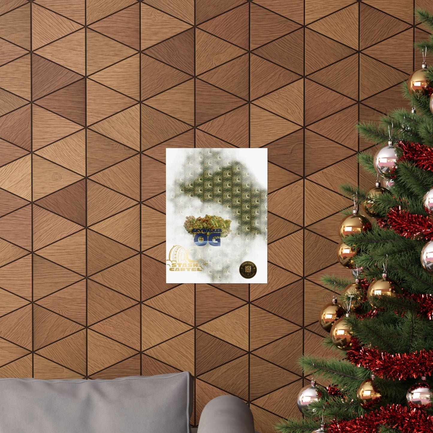 🌌 "Skywalker OG" Galactic Indica-Hybrid Poster