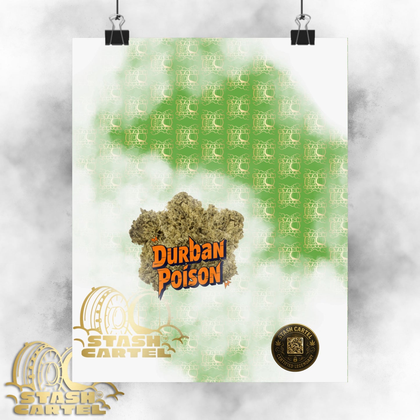 🌍 "Durban Poison" Pure Sativa Landrace Poster