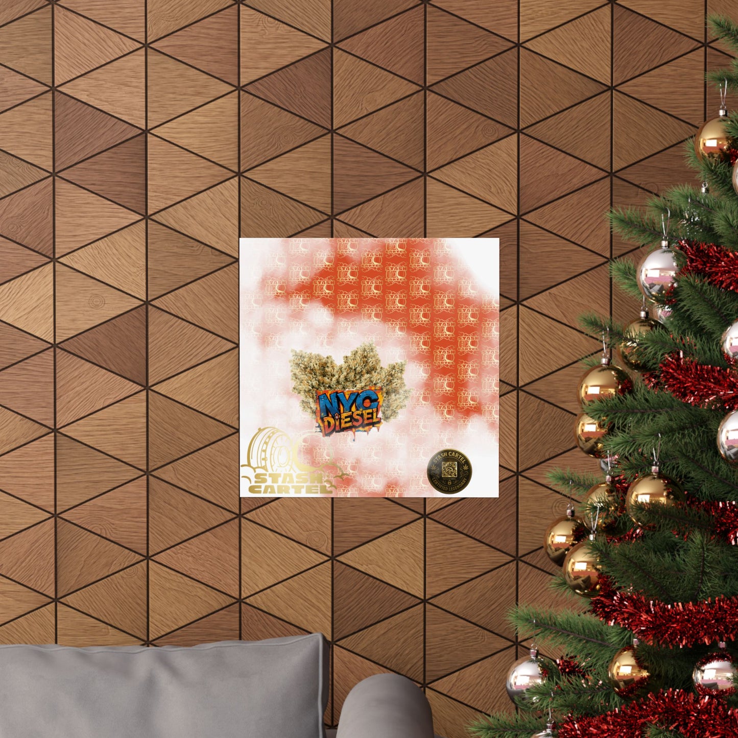 🗽⛽ NYC Diesel Poster – Iconic Sativa-Dominant Hybrid with Grapefruit Citrus & East Coast Funk