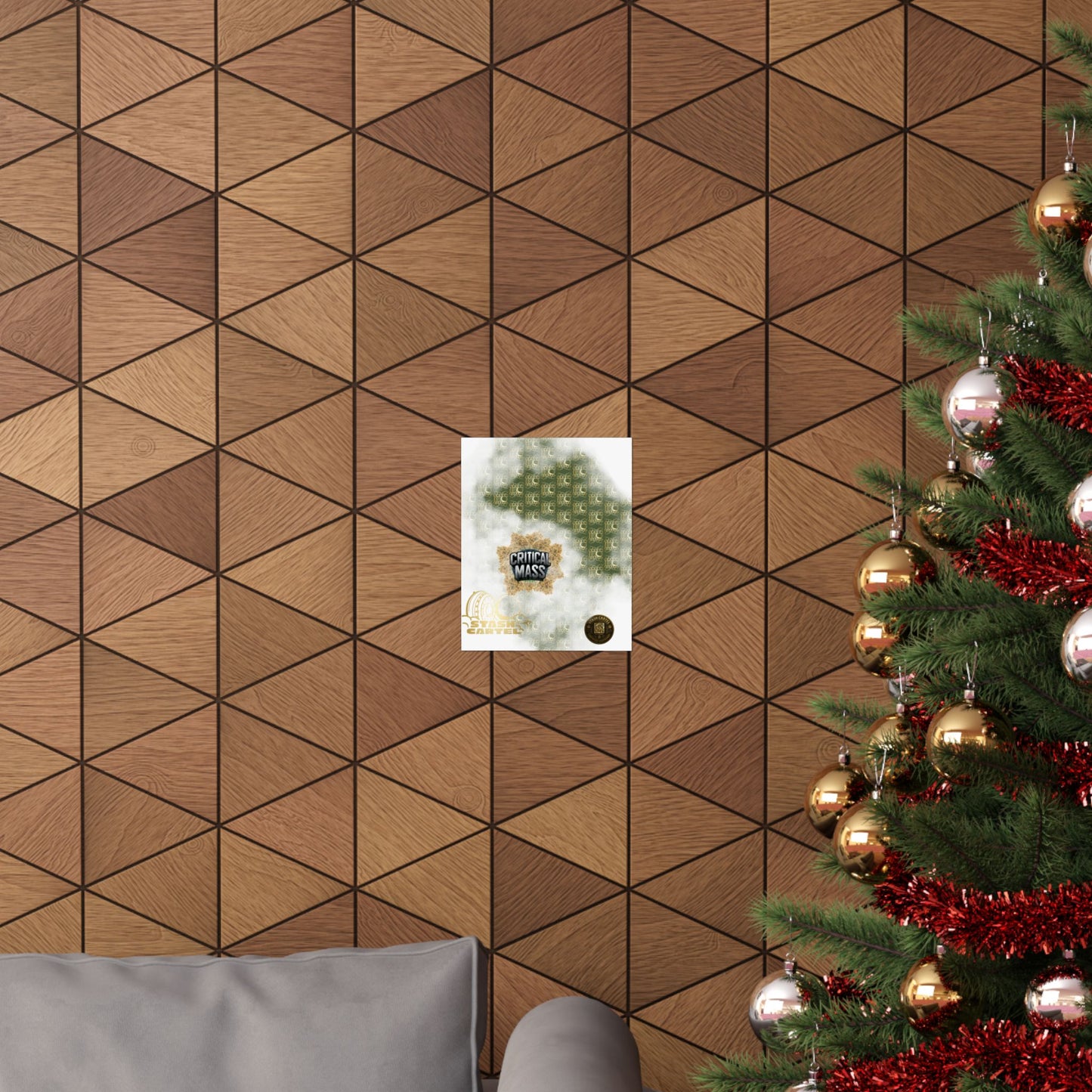 💥 "Critical Mass" Couch-Lock Indica Poster