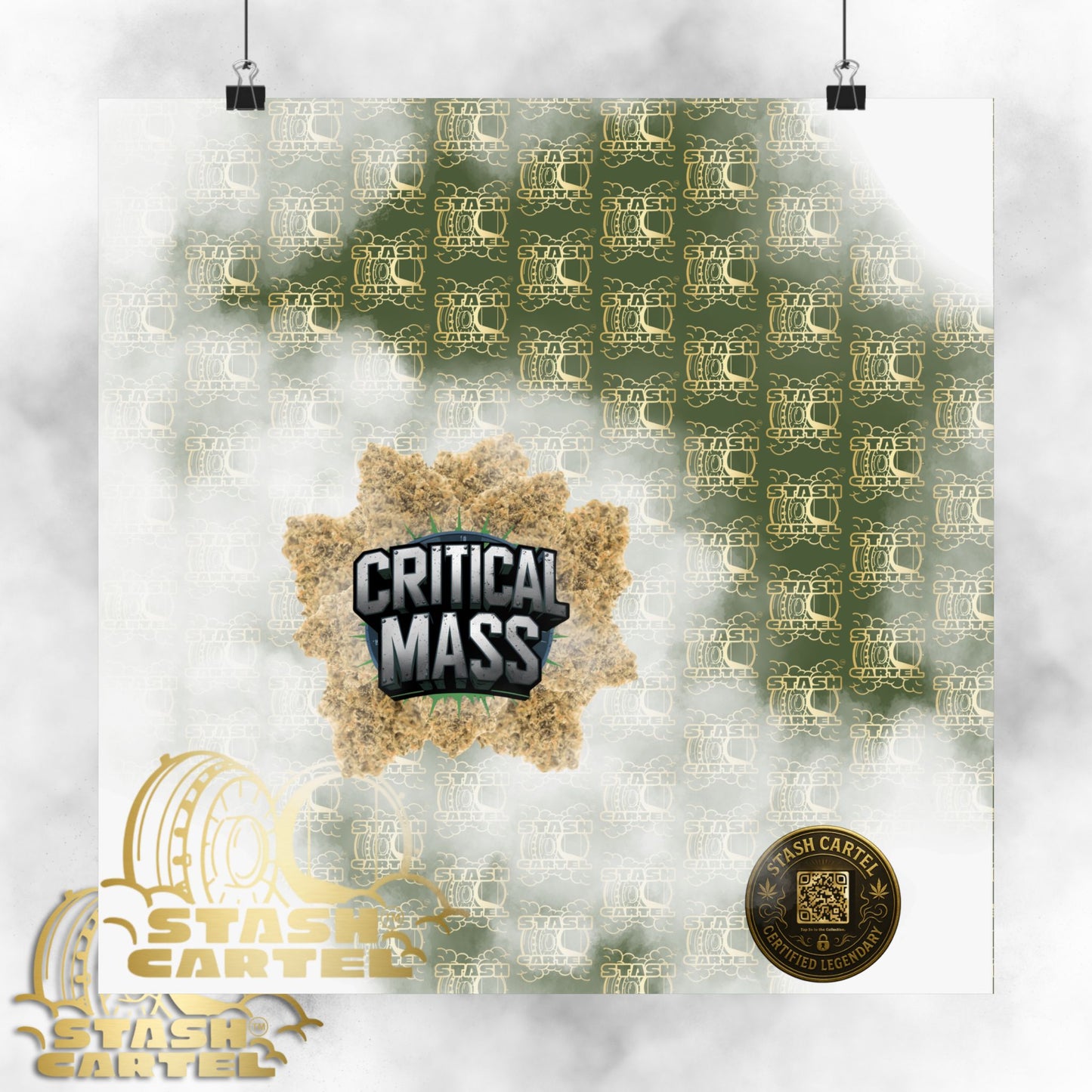 💥 "Critical Mass" Couch-Lock Indica Poster