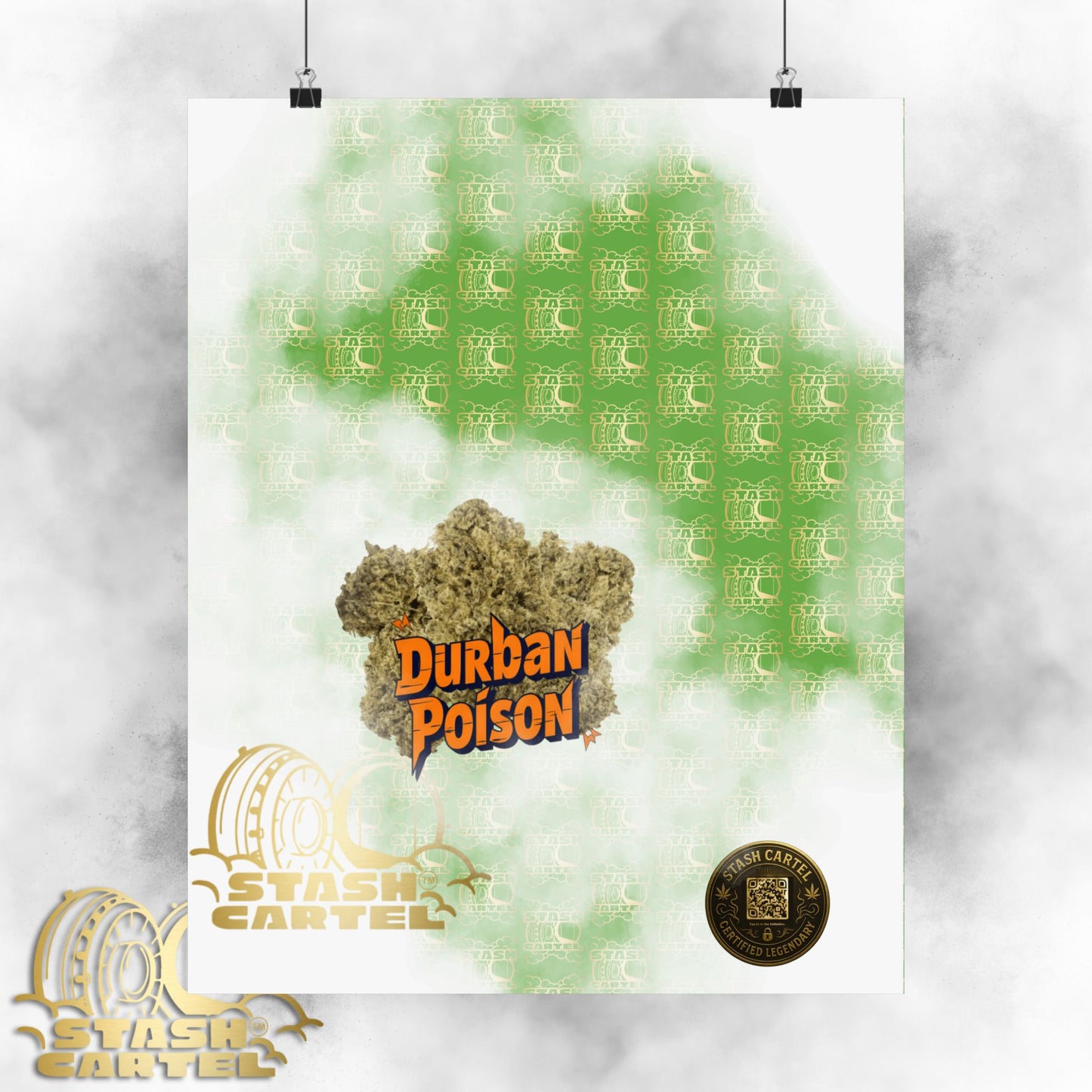 🌍 "Durban Poison" Pure Sativa Landrace Poster