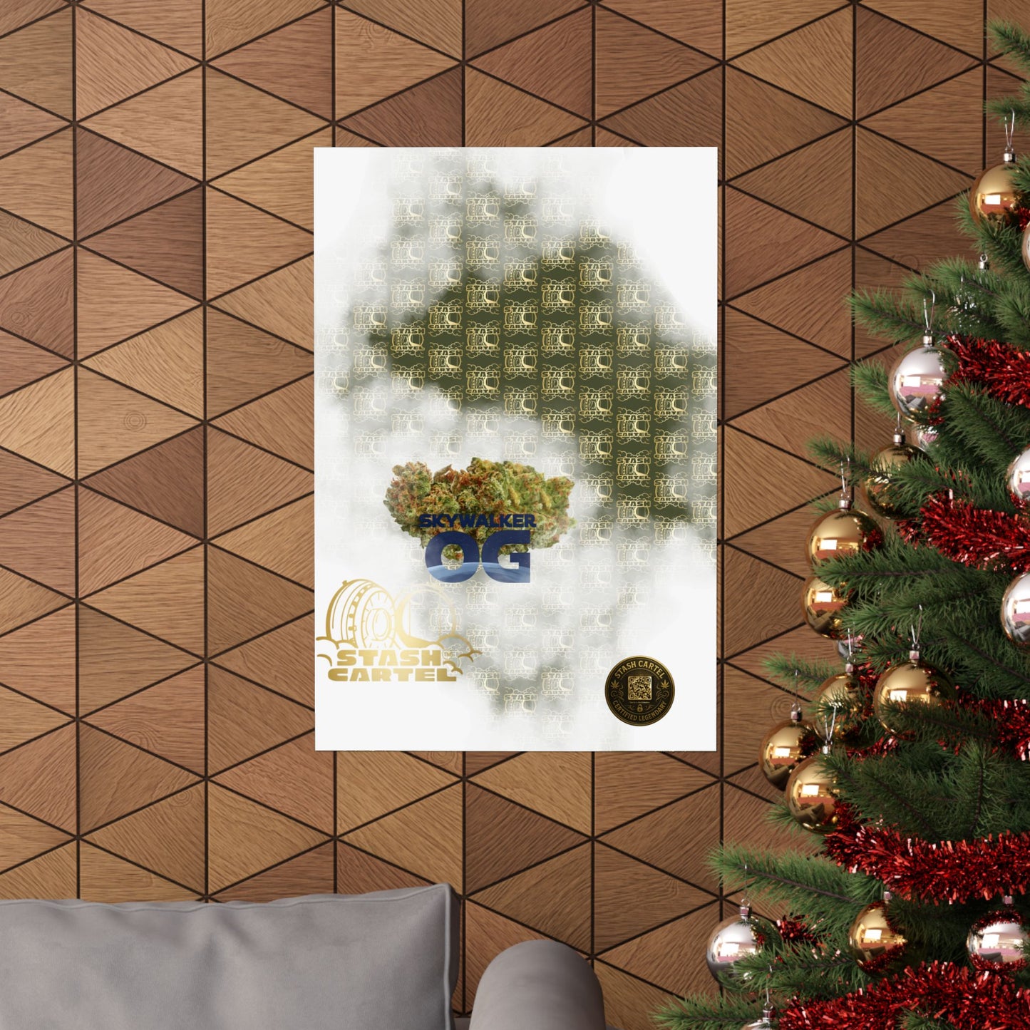 🌌 "Skywalker OG" Galactic Indica-Hybrid Poster