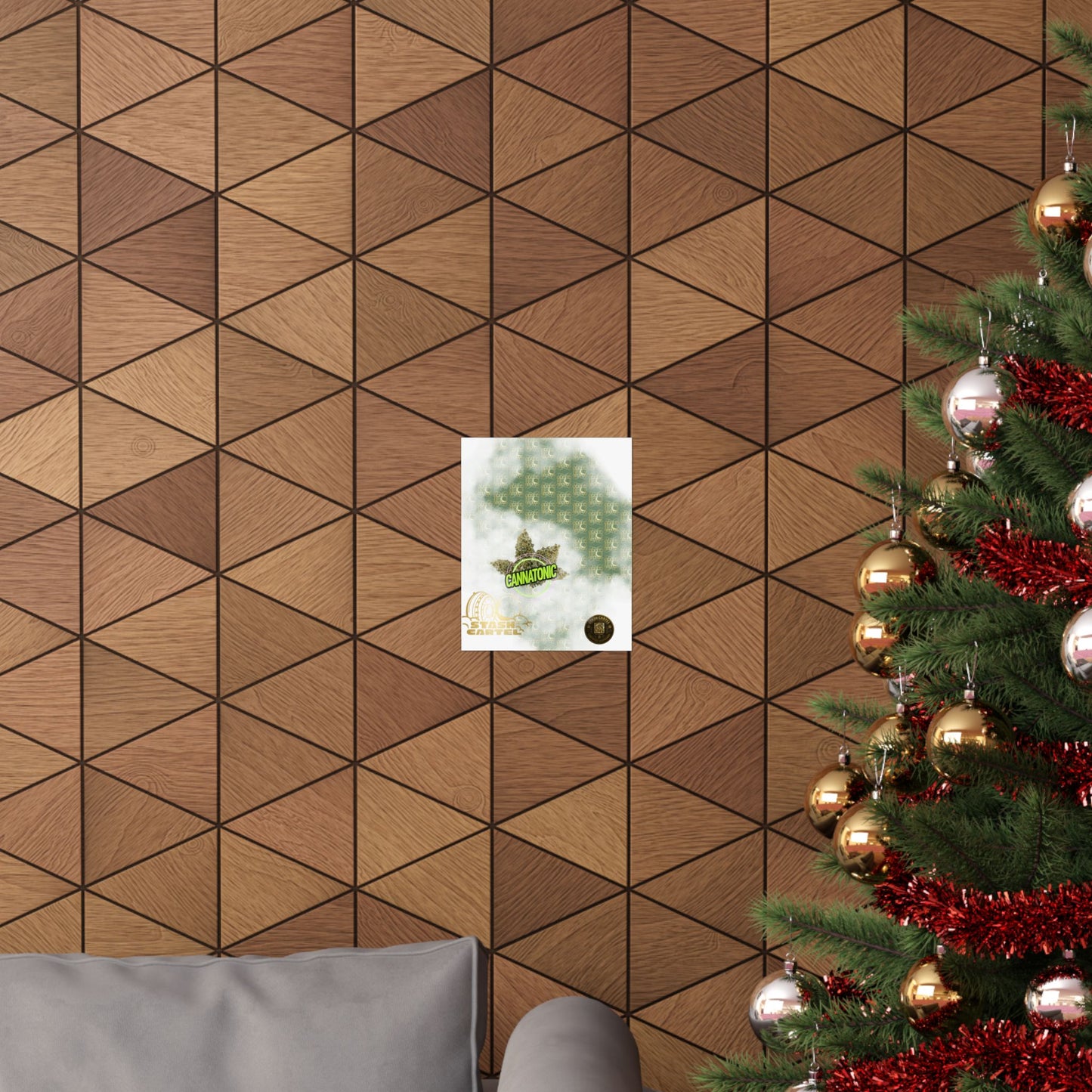 🧘‍♀️🌿 Cannatonic Poster – High-CBD Hybrid Wall Art for Calm, Clear-Headed Wellness