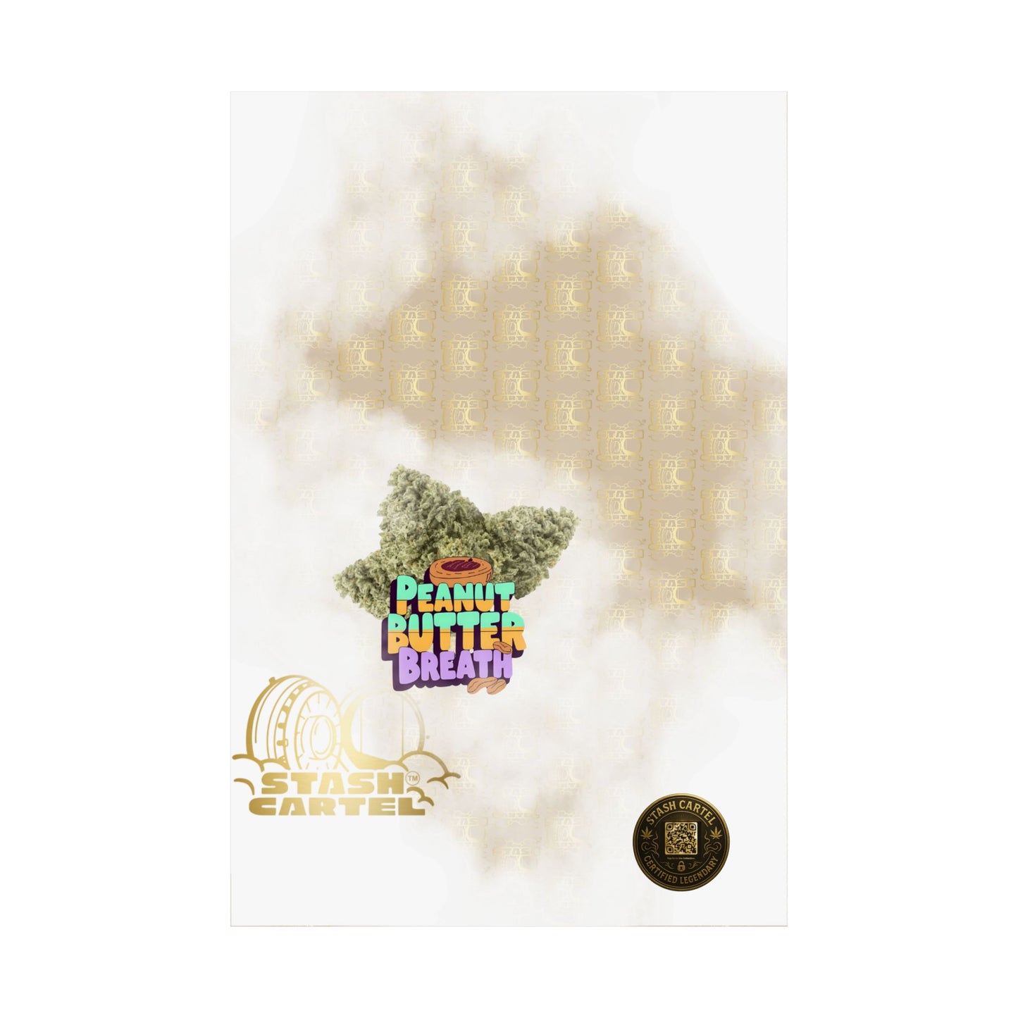 🥜🫁 Peanut Butter Breath Poster – Funky Hybrid Wall Poster for the Flavor Weirdos