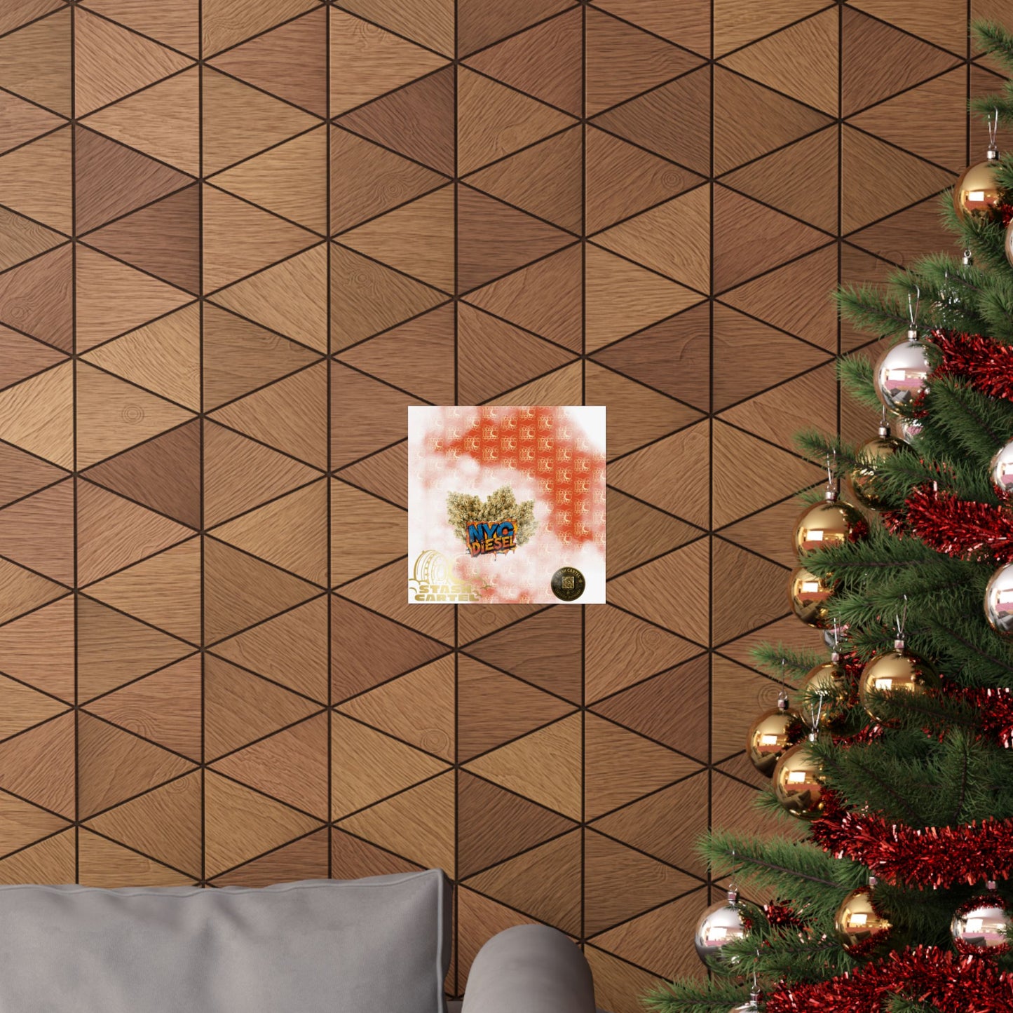 🗽⛽ NYC Diesel Poster – Iconic Sativa-Dominant Hybrid with Grapefruit Citrus & East Coast Funk