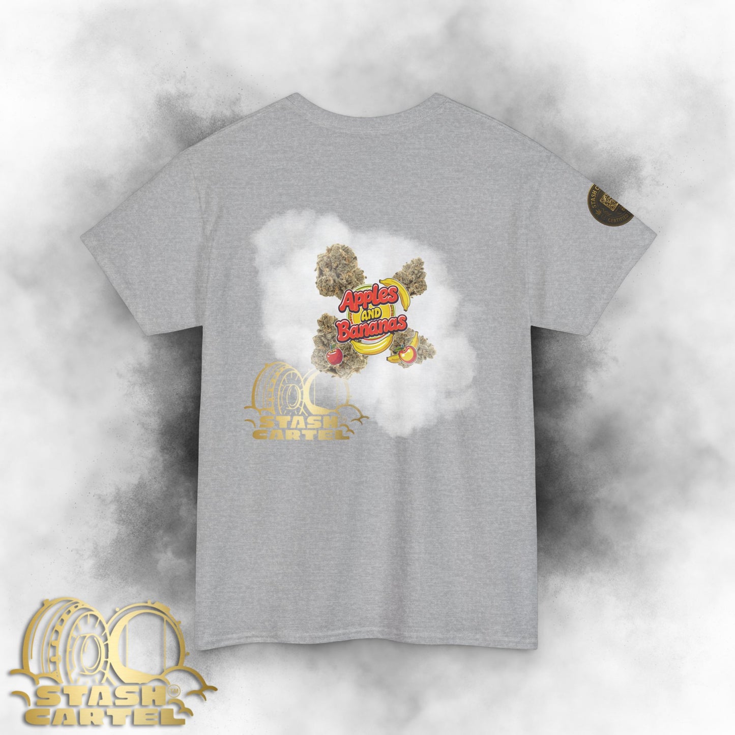 Apples And Bananas Tee – Fruity Funk Hybrid Unisex Cotton Tee