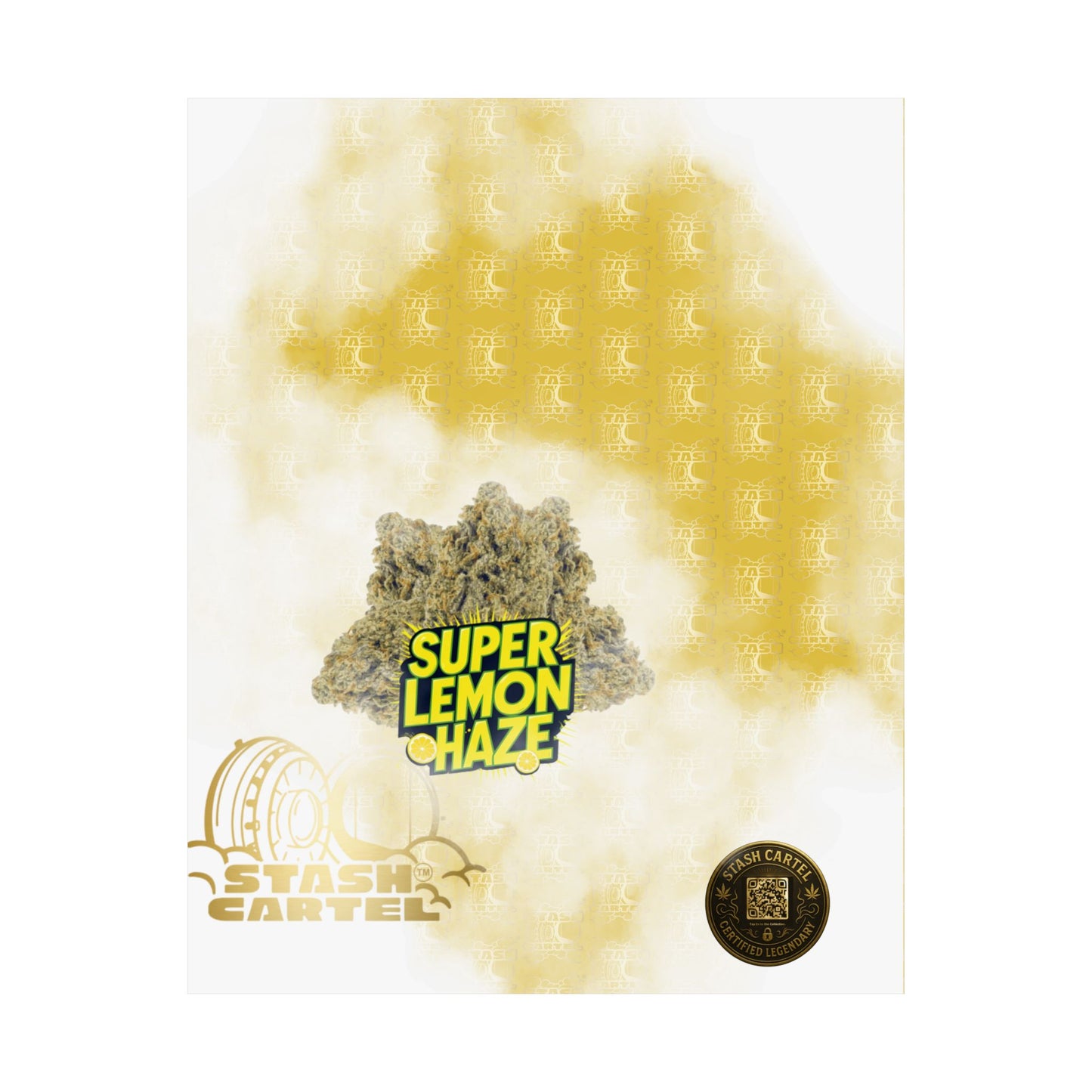 🍋 "Super Lemon Haze" Electric Citrus Sativa Poster