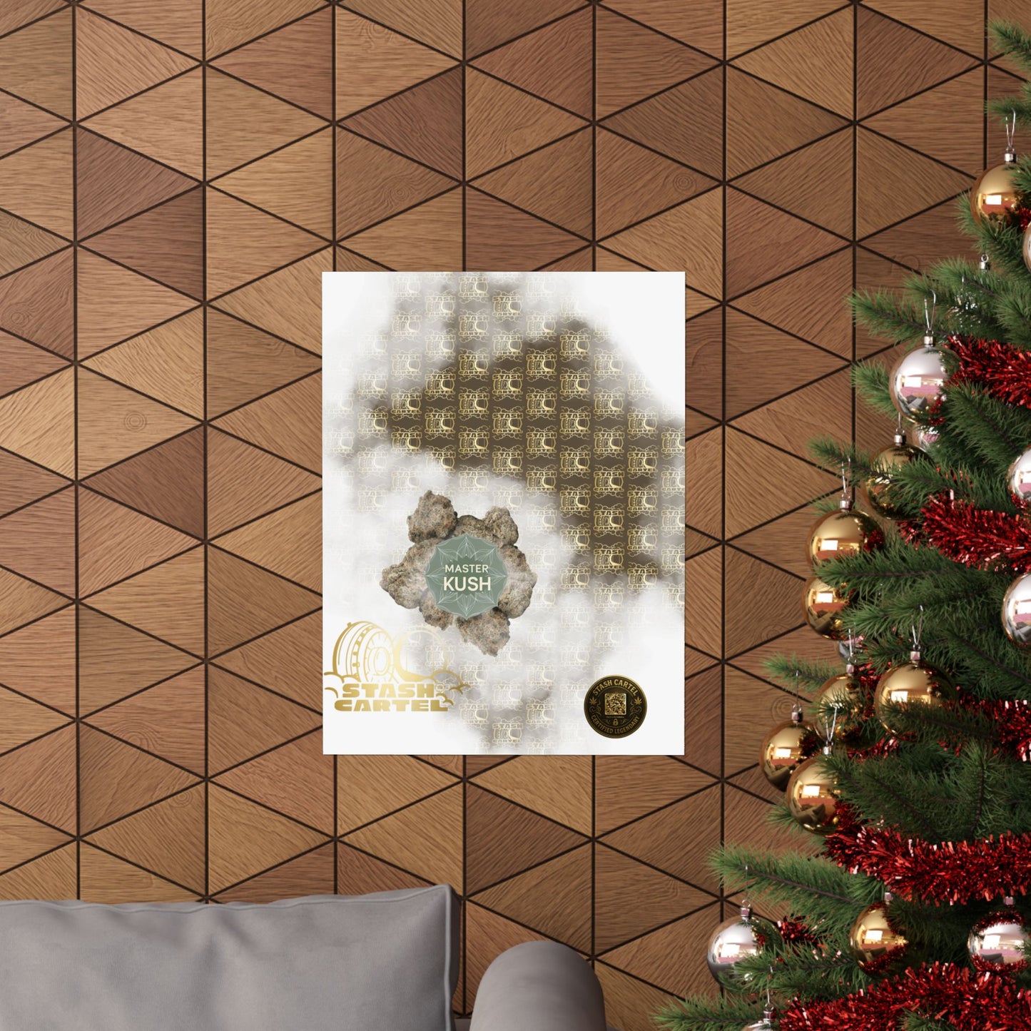 🧘‍♂️ "Master Kush" Classic Amsterdam Indica Poster