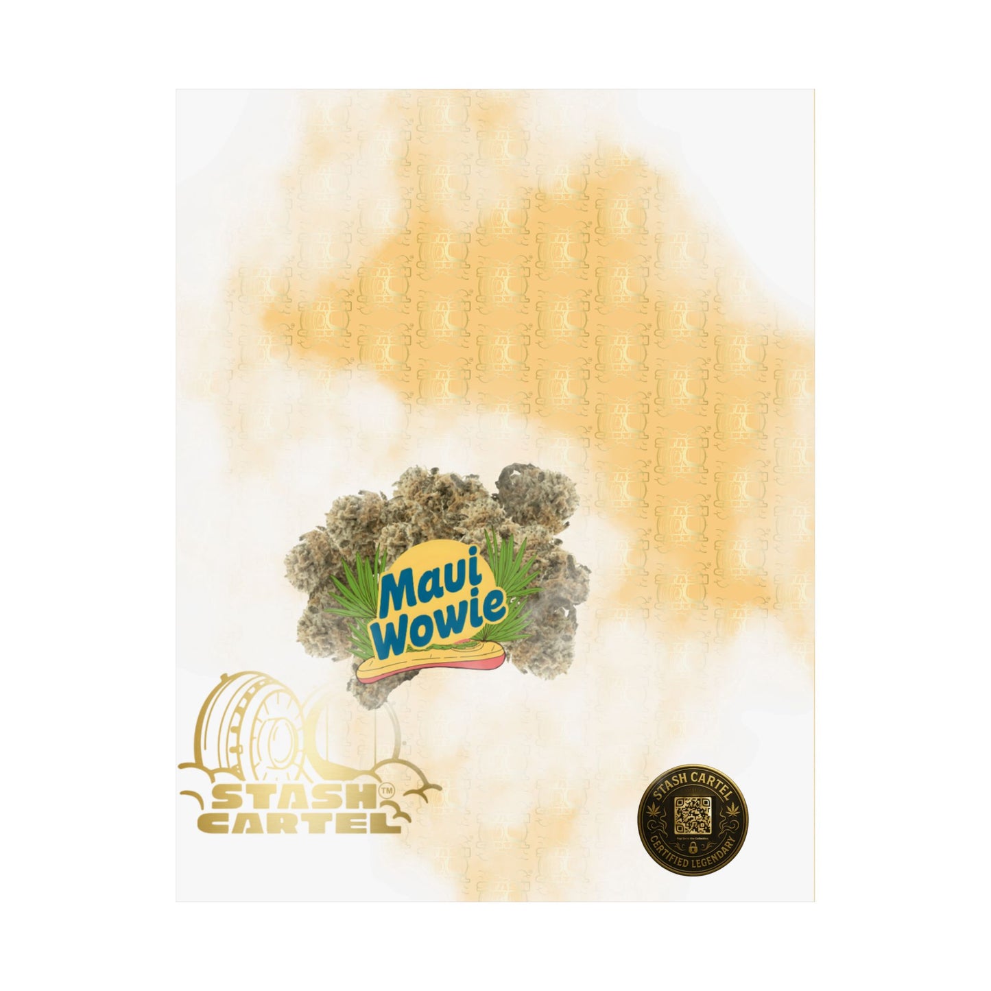 🌴🍍 "Maui Wowie" Sativa Poster – Island Sativa Sunshine