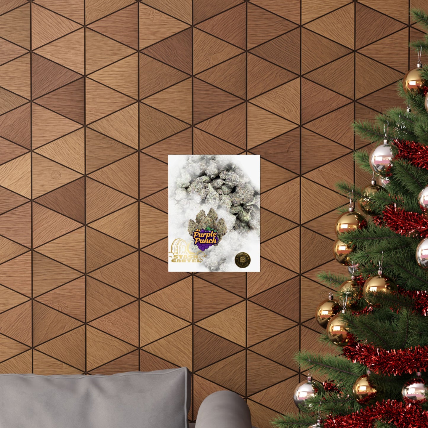 🥊 "Purple Punch" Heavy Indica Flavor Bomb Poster