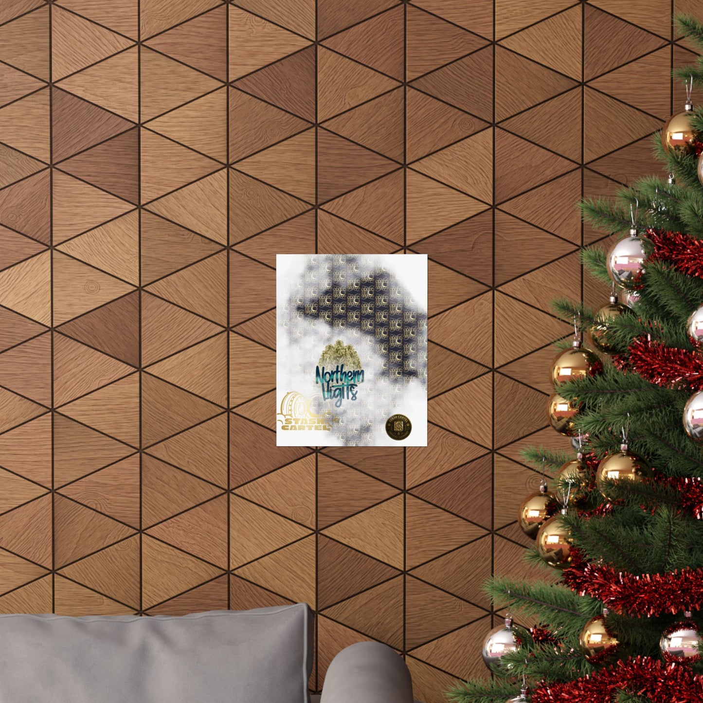 🌌 "Northern Lights" Deep Space Indica Poster